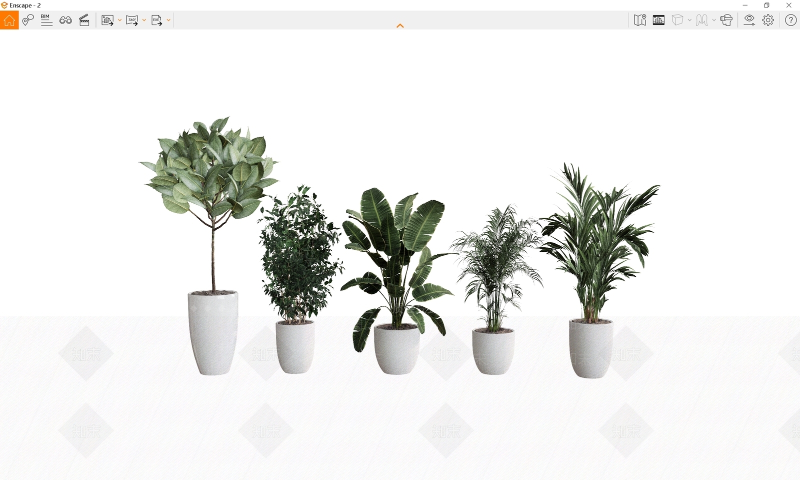 植物组合SU模型下载【ID:1192029889】