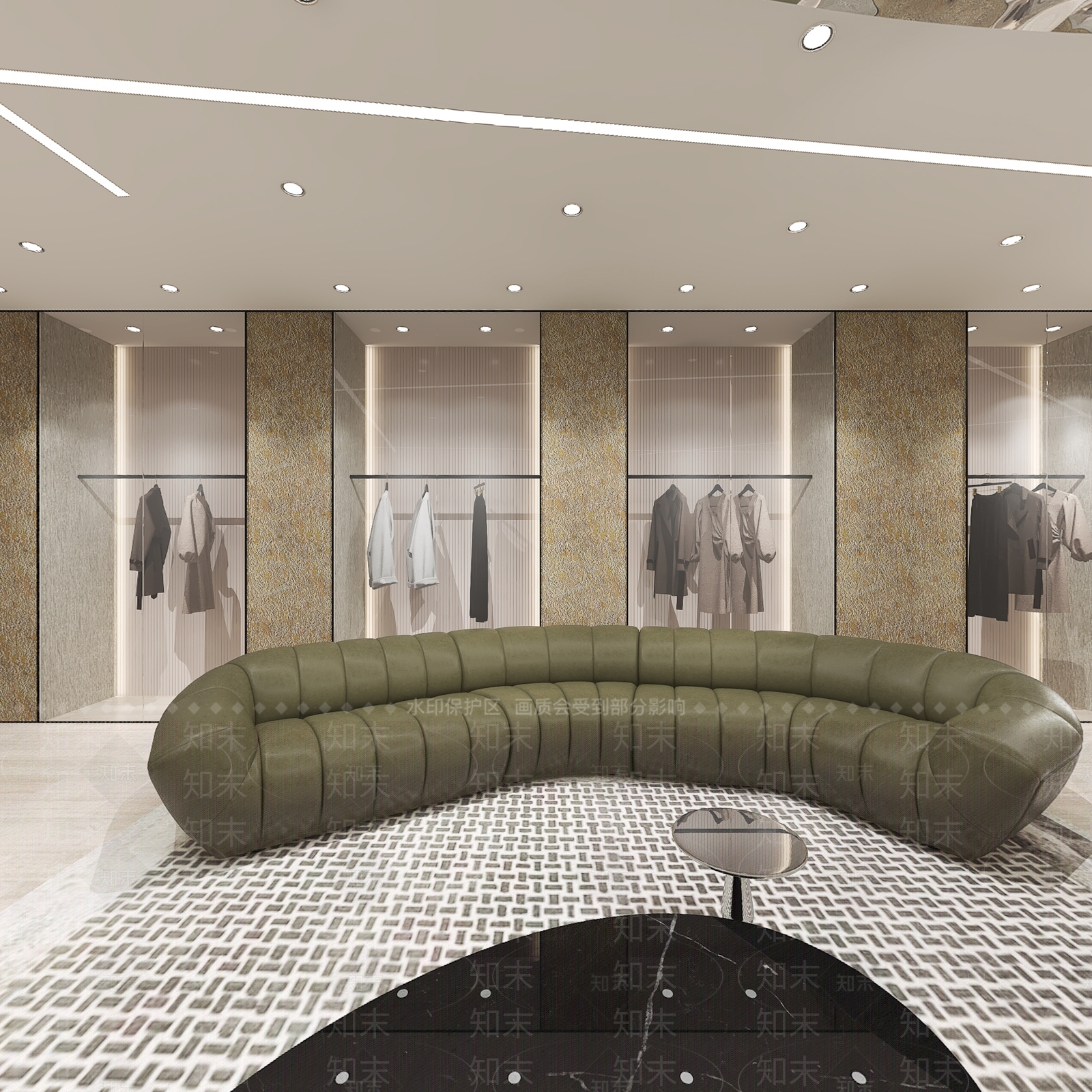 现代服装店3D模型下载【ID:1192030208】