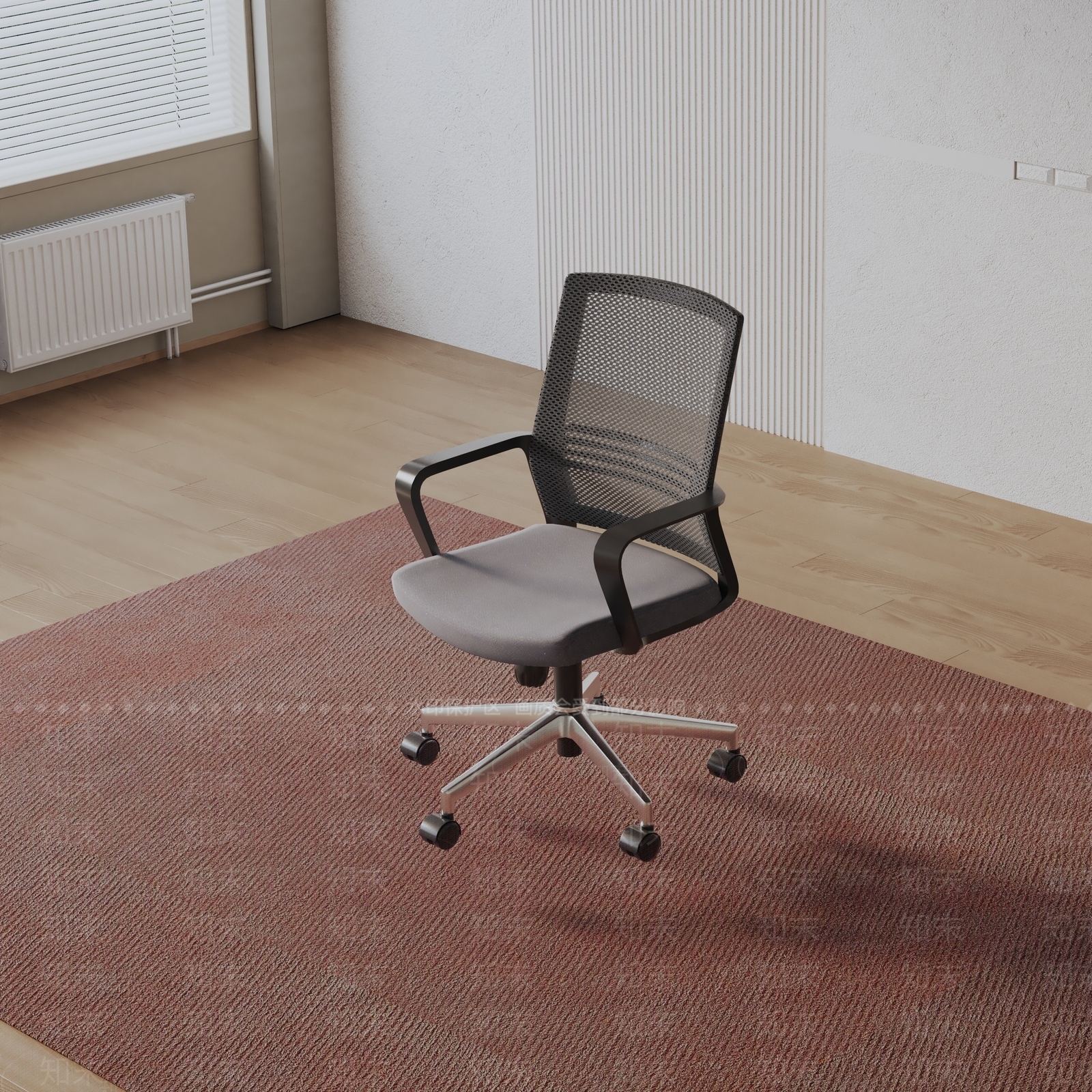 现代办公椅3D模型下载【ID:1192033391】
