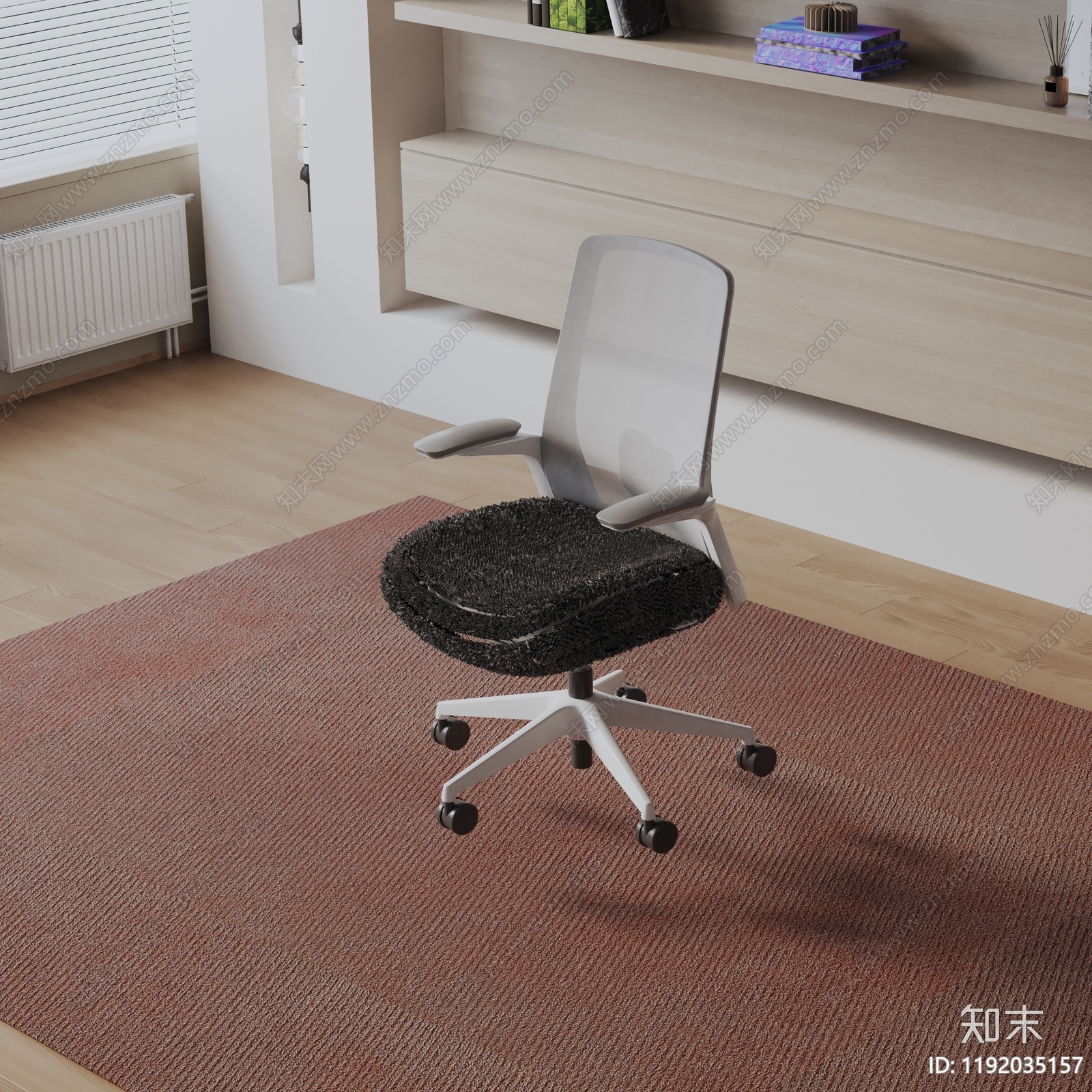 现代办公椅3D模型下载【ID:1192035157】