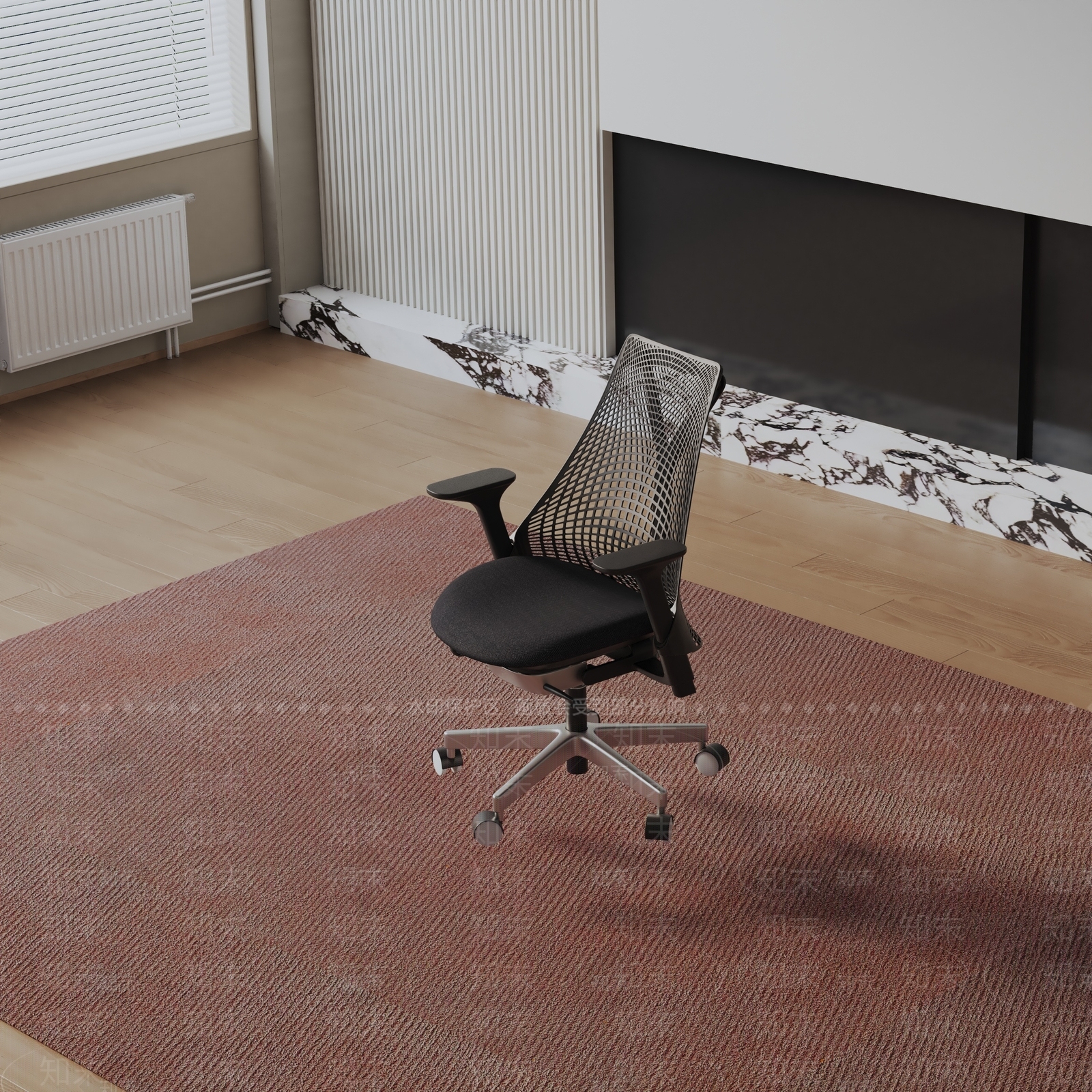 现代办公椅3D模型下载【ID:1192036910】