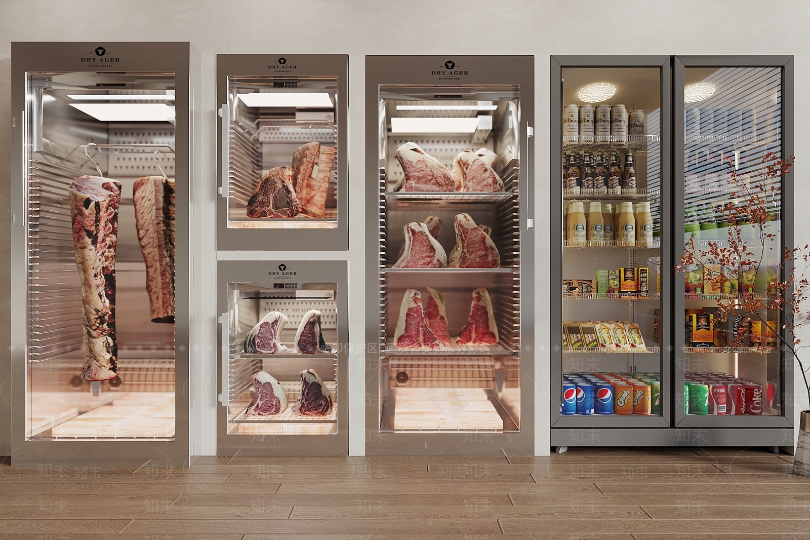 冰柜SU模型下载【ID:1192039703】