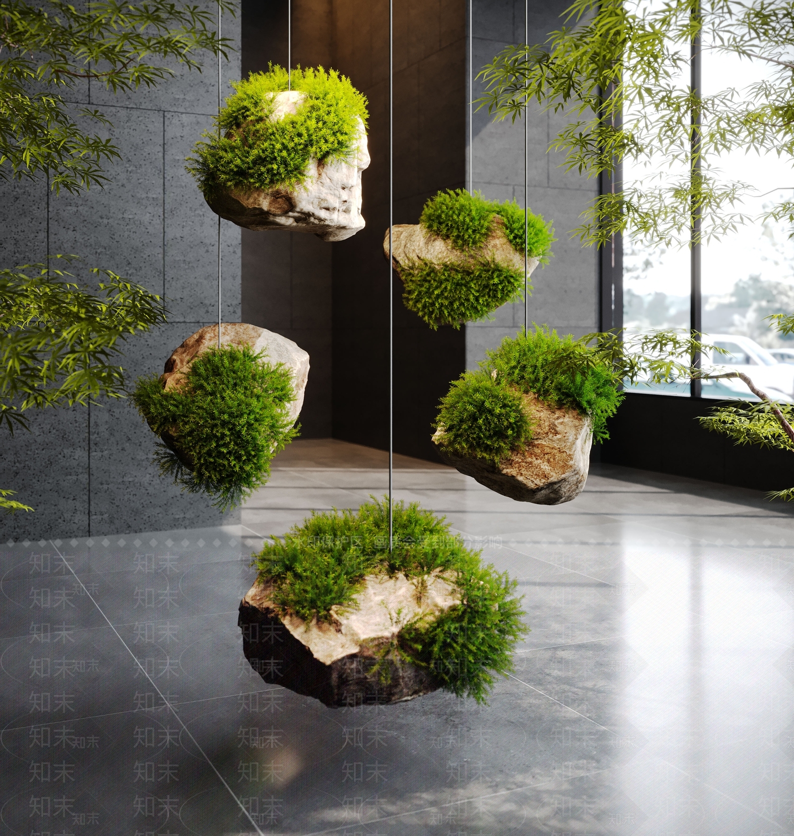 现代艺术装置3D模型下载【ID:1192039722】