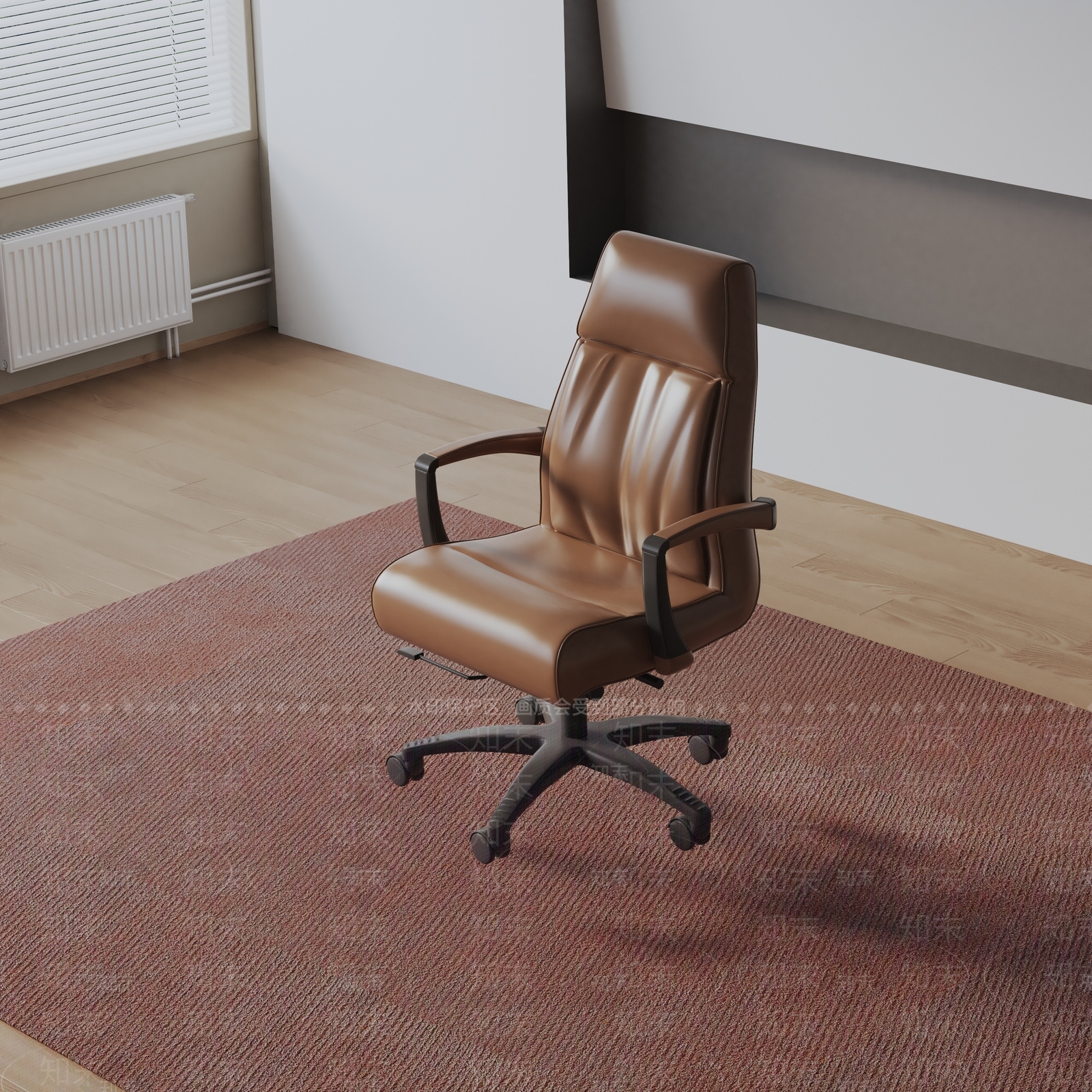 现代办公椅3D模型下载【ID:1192040554】