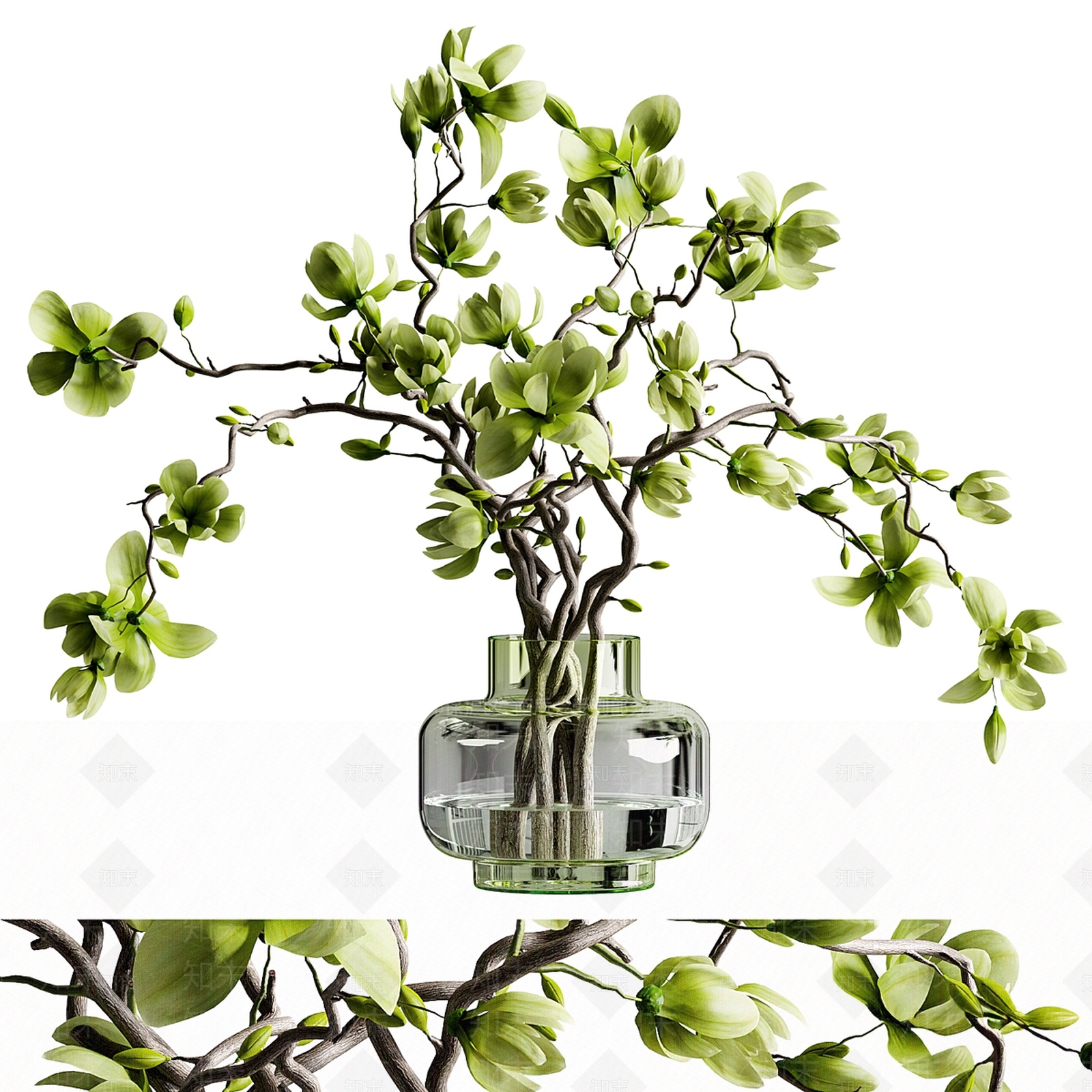现代花艺3D模型下载【ID:1192042233】