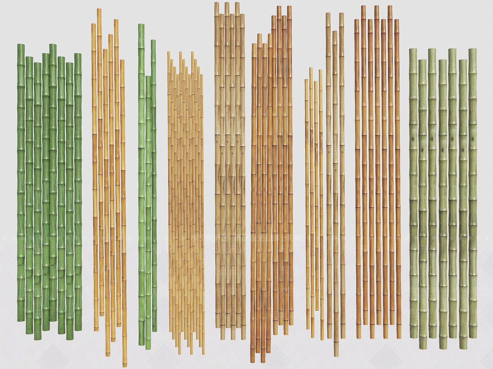 竹子SU模型下载【ID:1192043643】