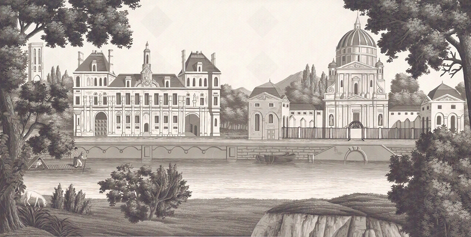 法式美式其他壁纸贴图下载【ID:1192045500】