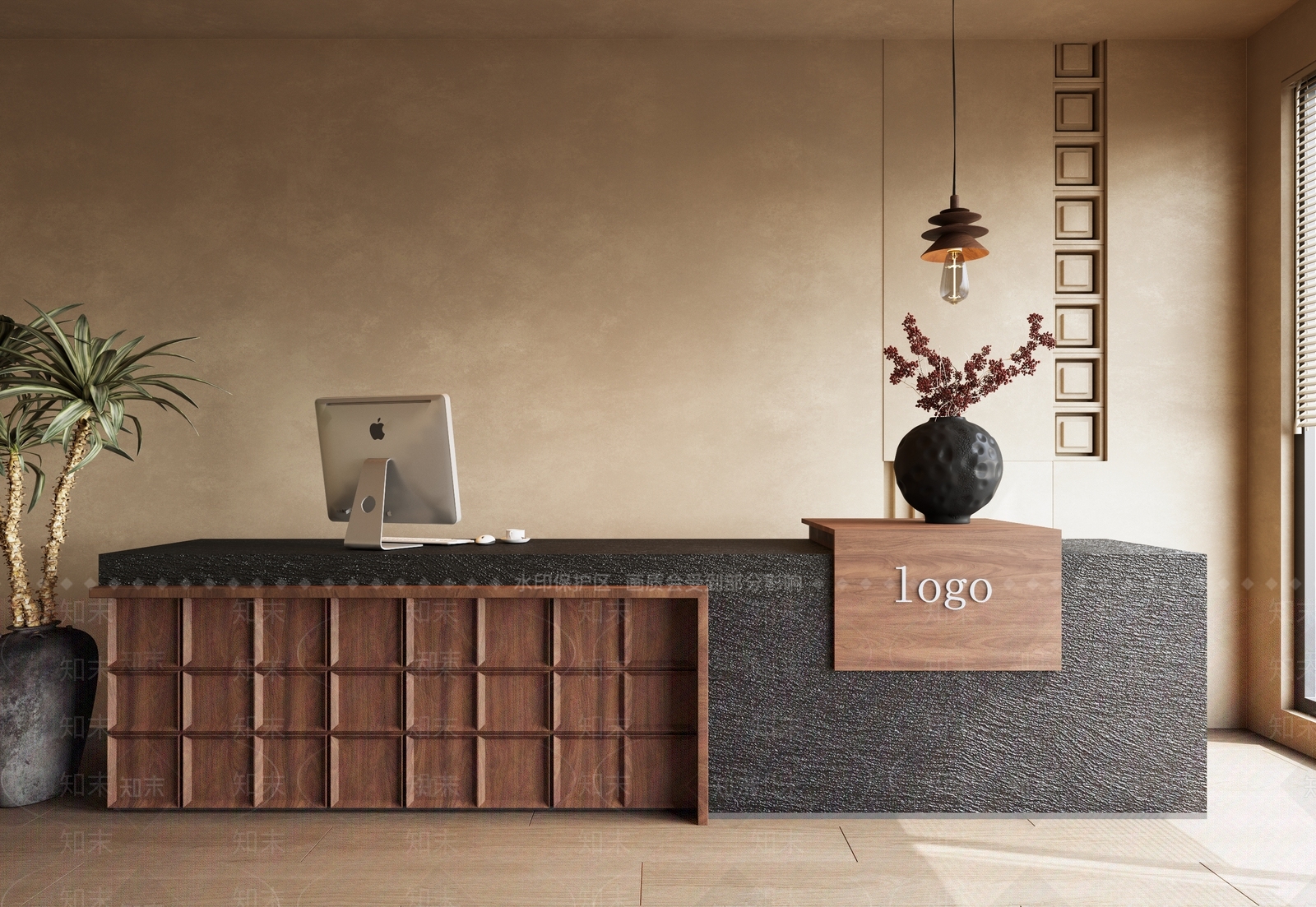 中古前台3D模型下载【ID:1192046753】