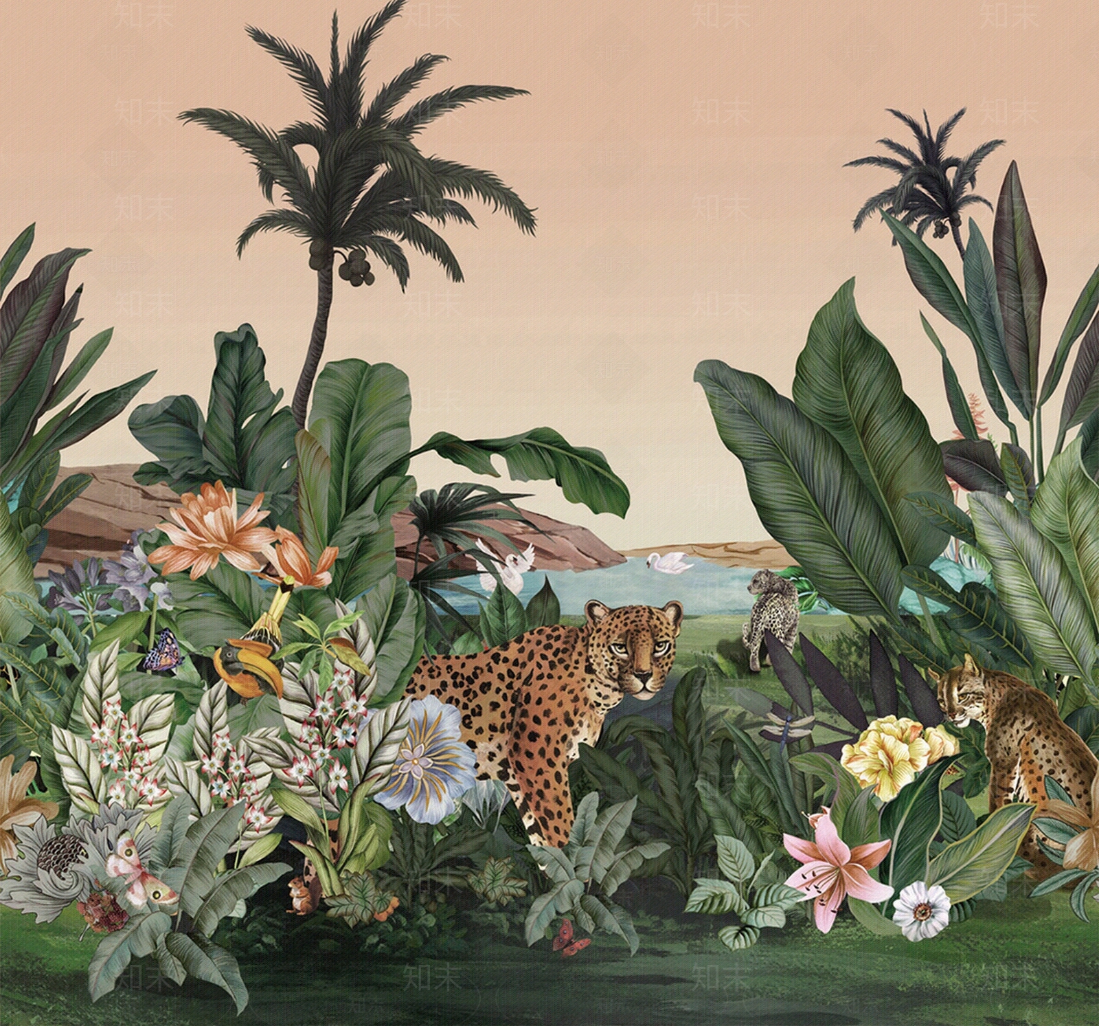 美式欧式其他壁纸贴图下载【ID:1192045921】