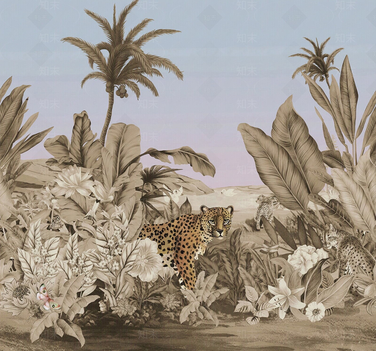 美式欧式其他壁纸贴图下载【ID:1192046065】