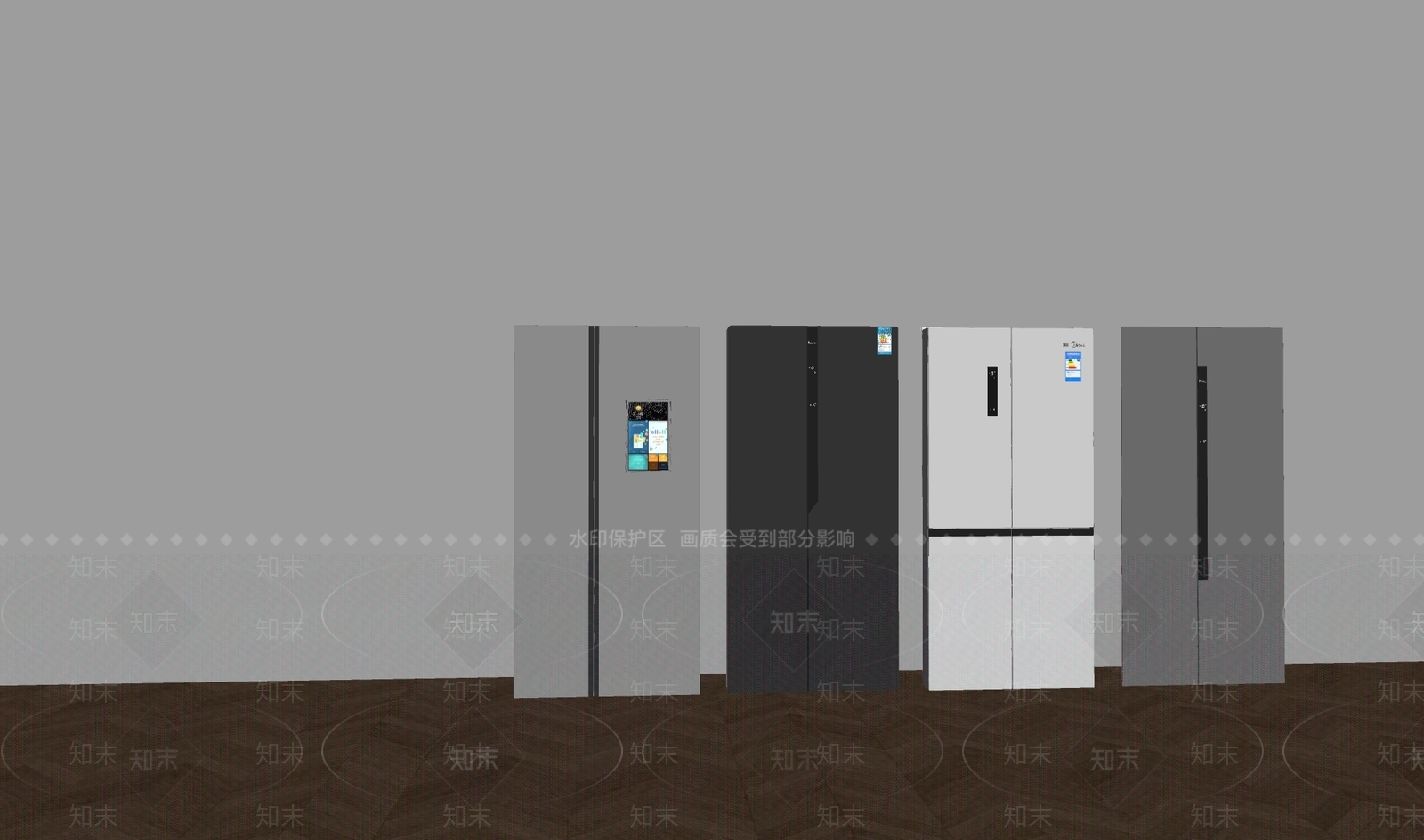 冰箱SU模型下载【ID:1192046372】