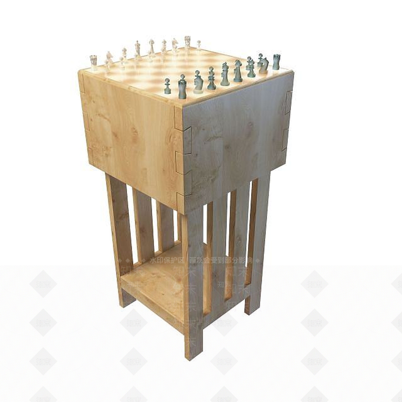 现代娱乐器材3D模型下载【ID:1192046865】