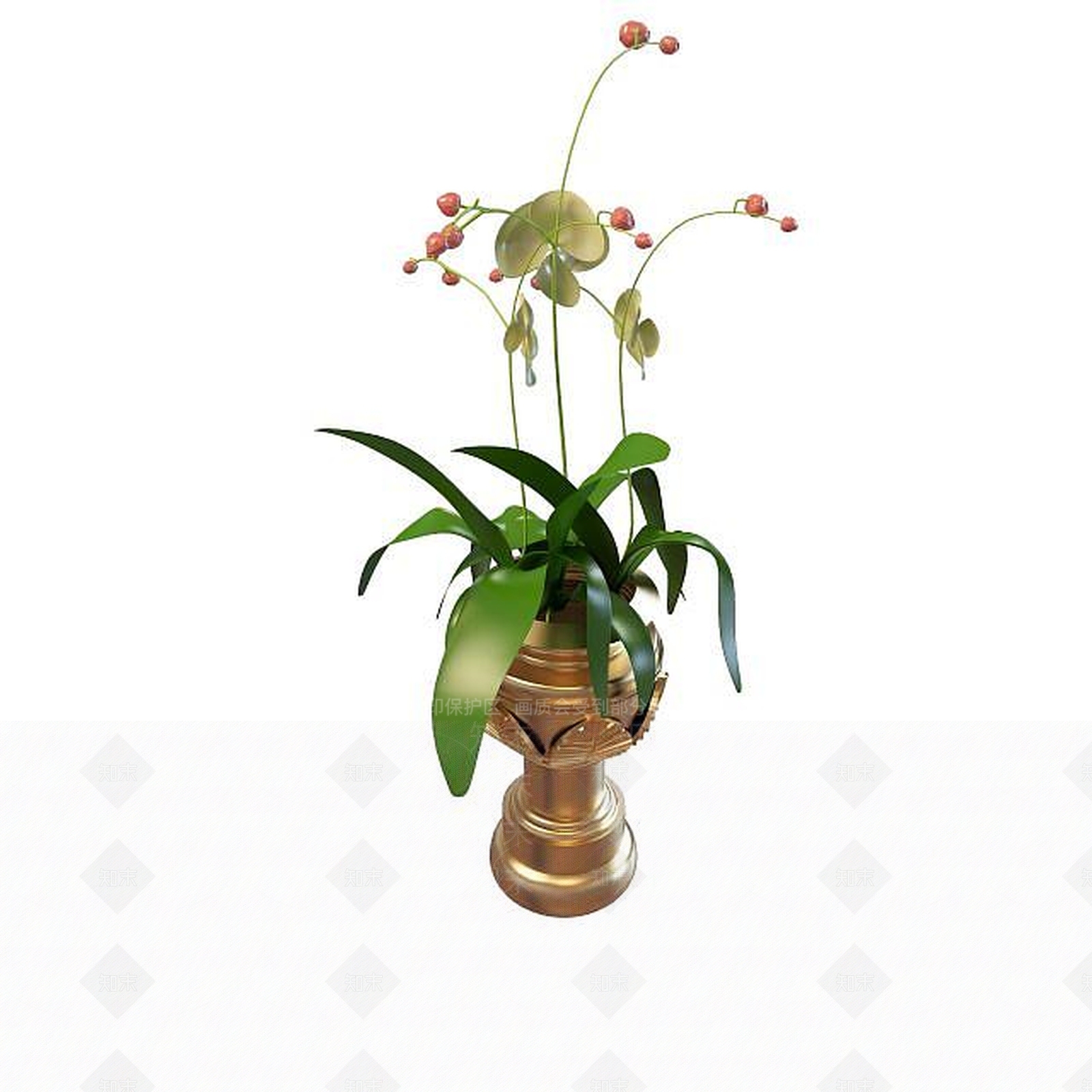 现代摆件组合3D模型下载【ID:1192050368】