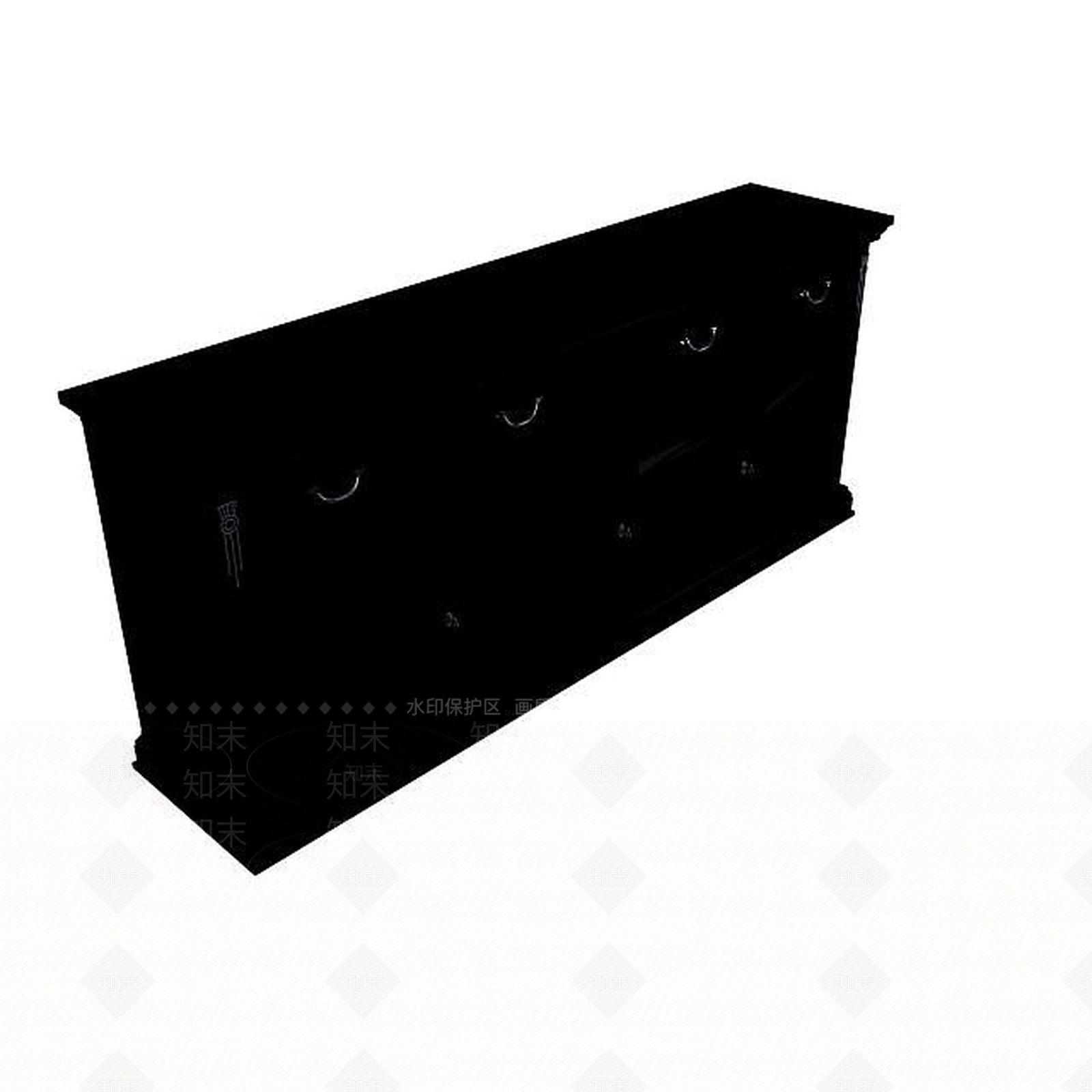 现代衣柜3D模型下载【ID:1199352360】