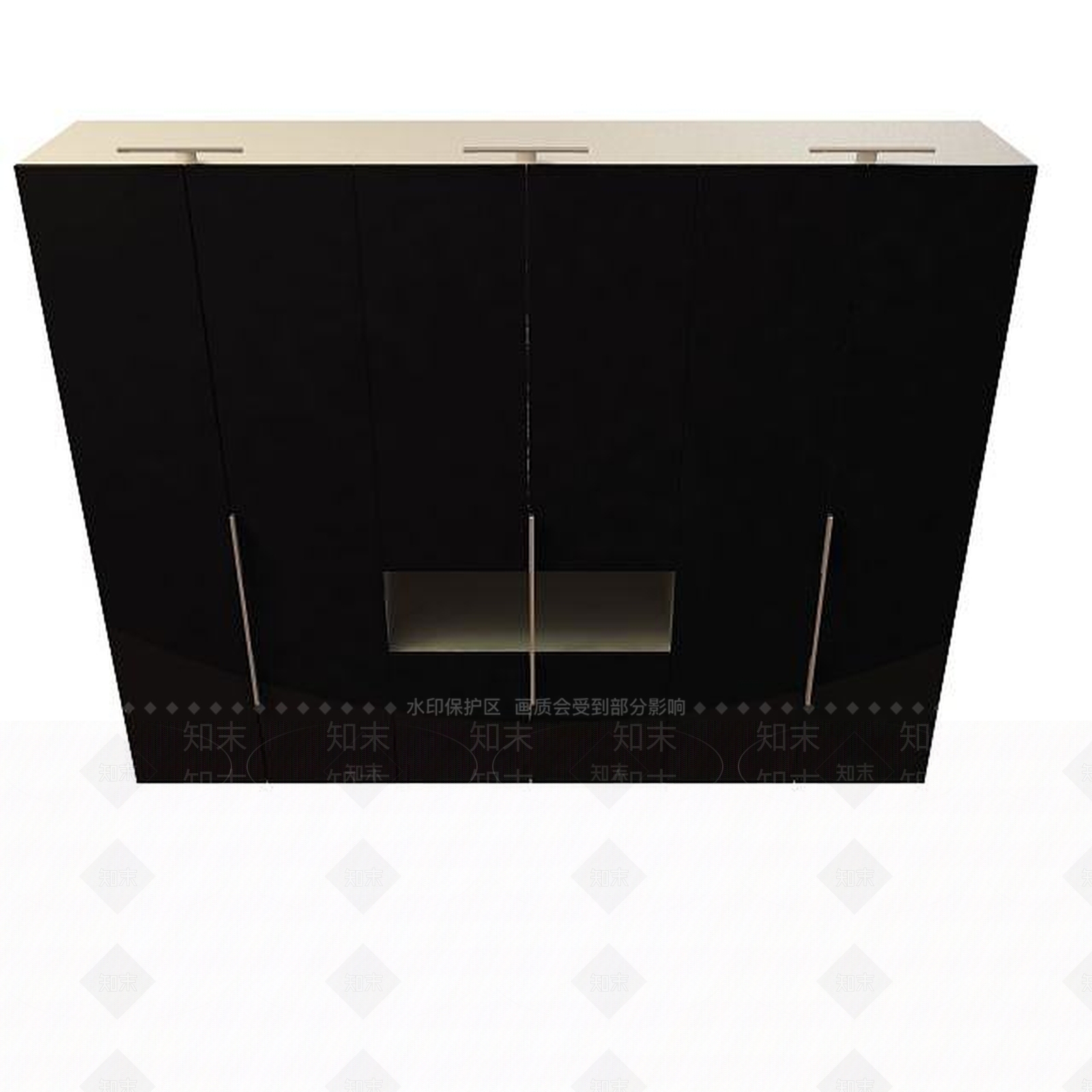 现代衣柜3D模型下载【ID:1199351949】