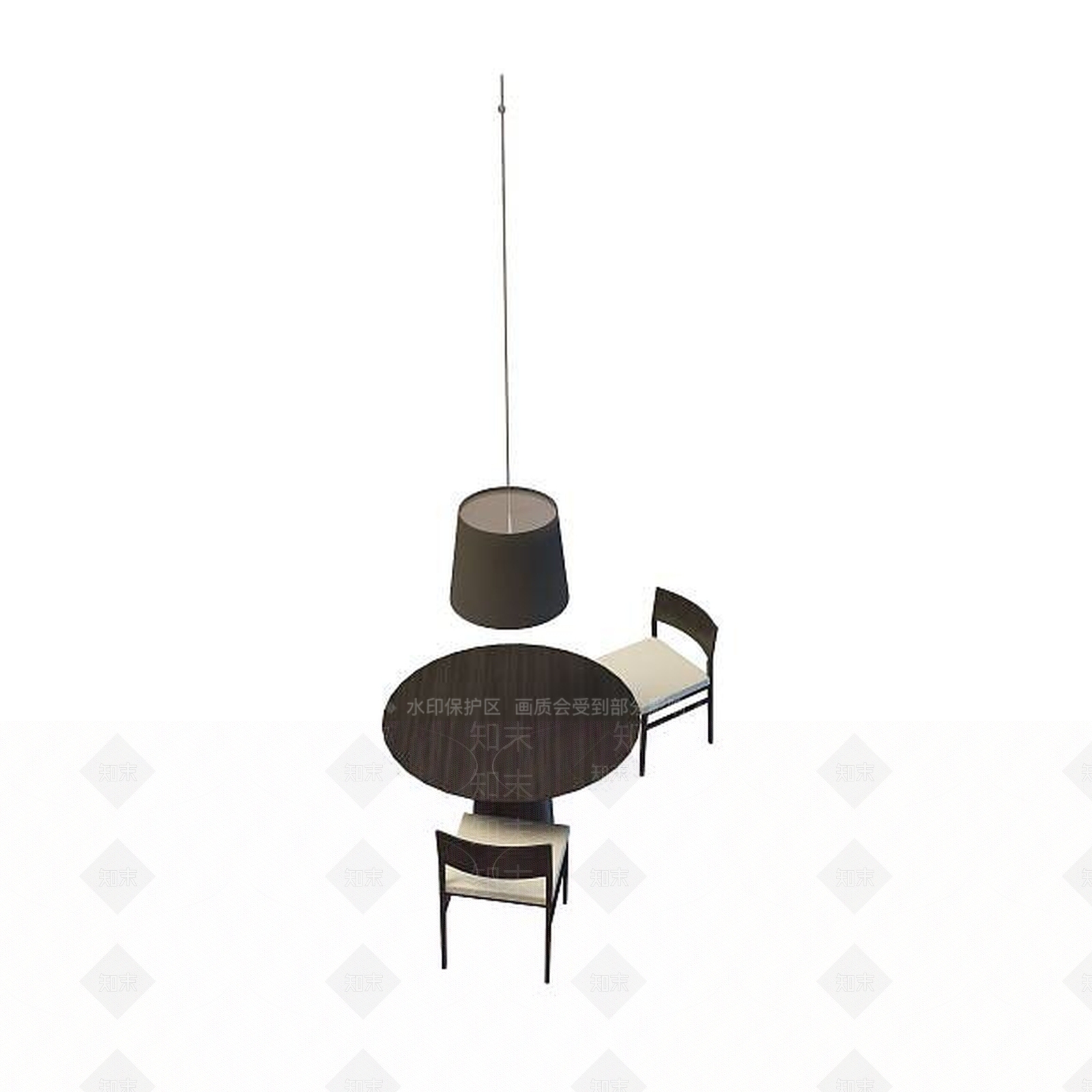 现代书桌椅3D模型下载【ID:1192053674】