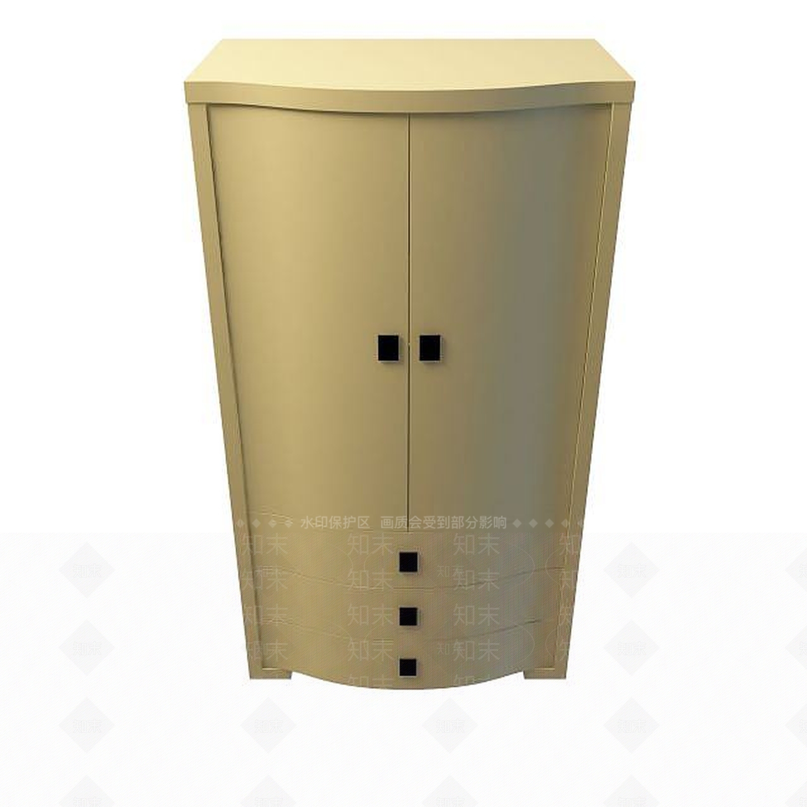 现代衣柜3D模型下载【ID:1199351891】