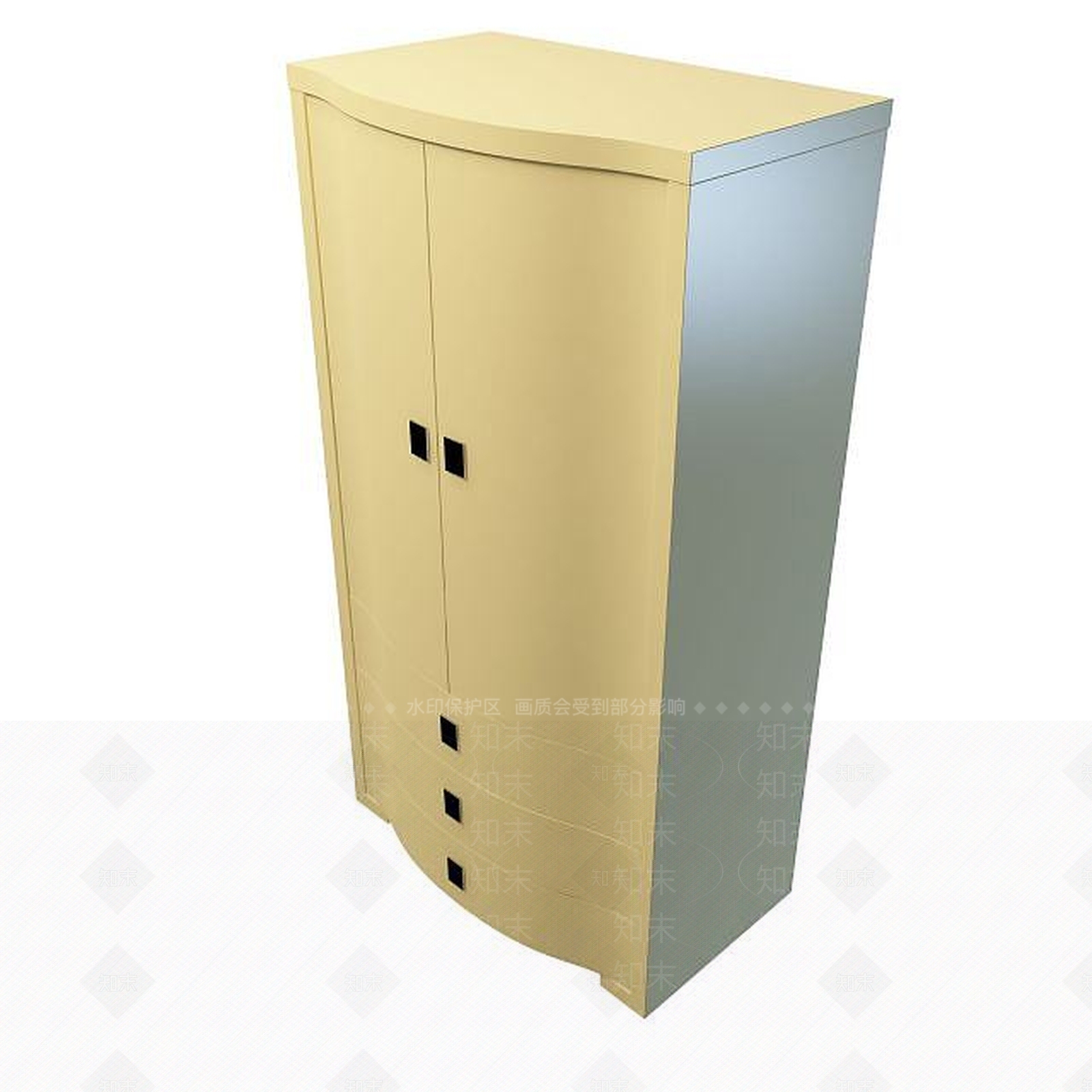 现代衣柜3D模型下载【ID:1199351891】