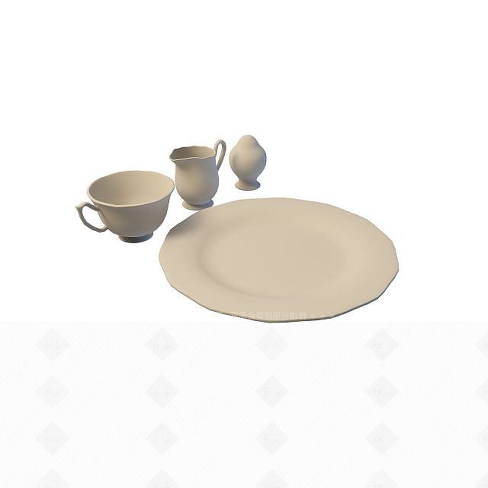 现代麻将桌3D模型下载【ID:1199351722】