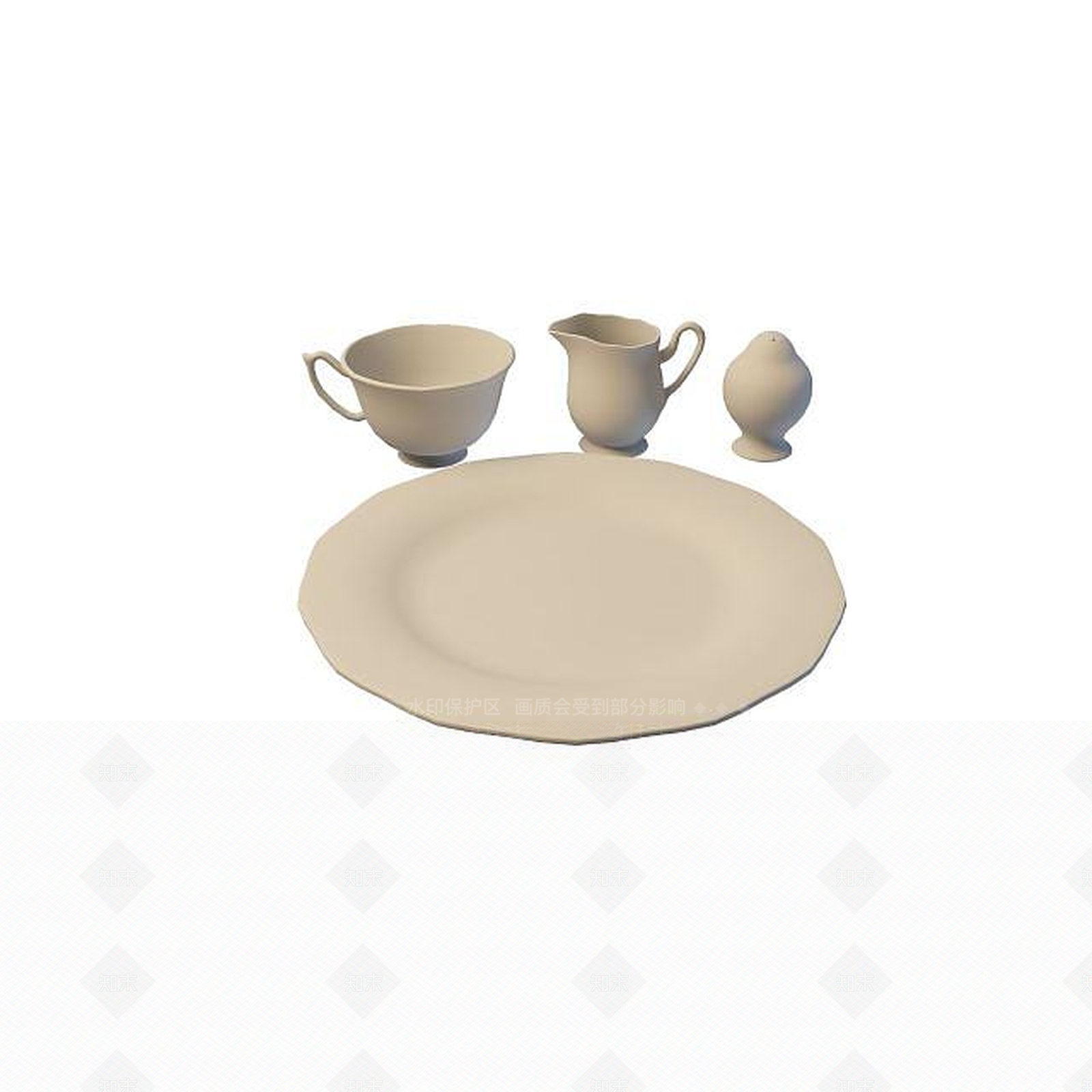现代麻将桌3D模型下载【ID:1199351722】