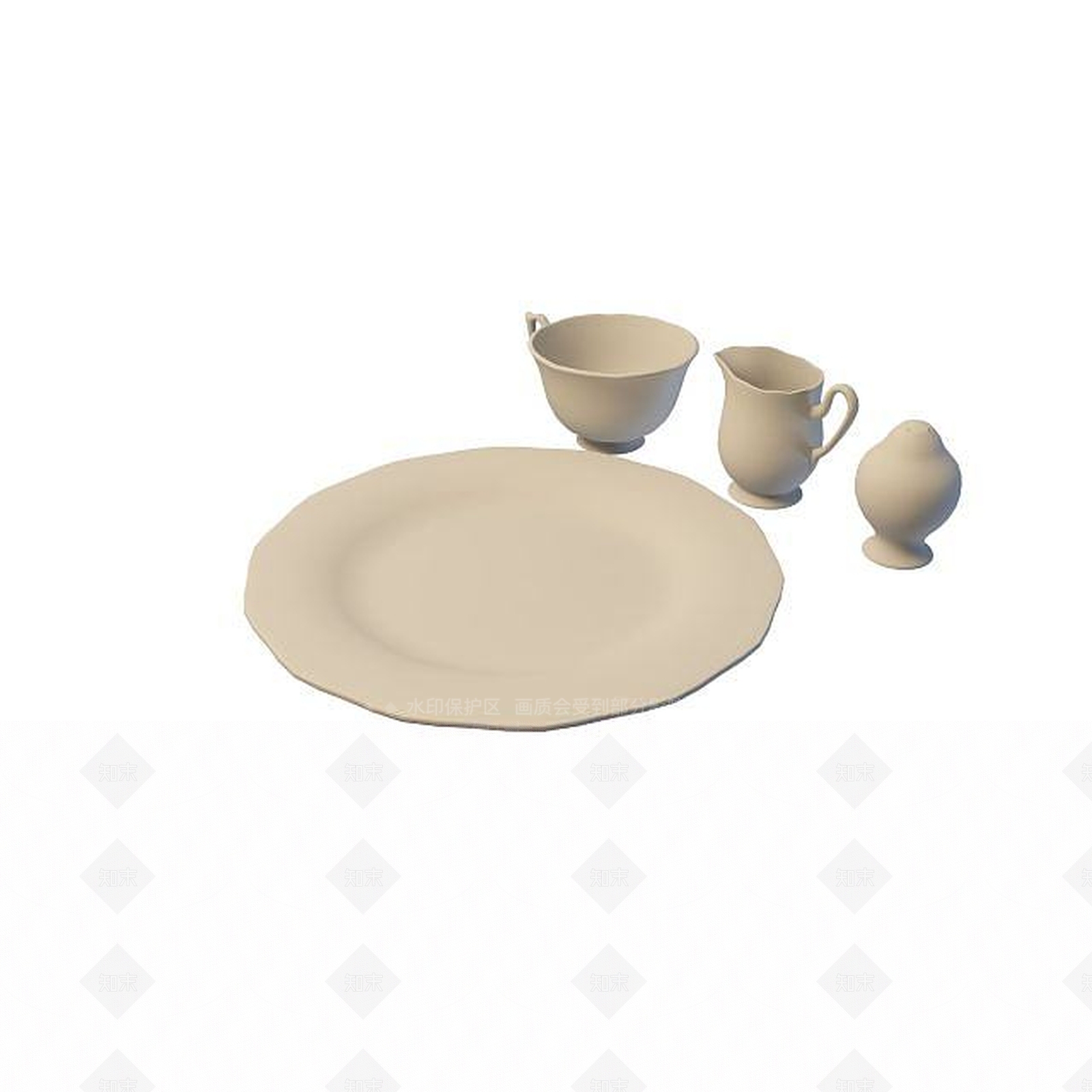 现代麻将桌3D模型下载【ID:1199351722】