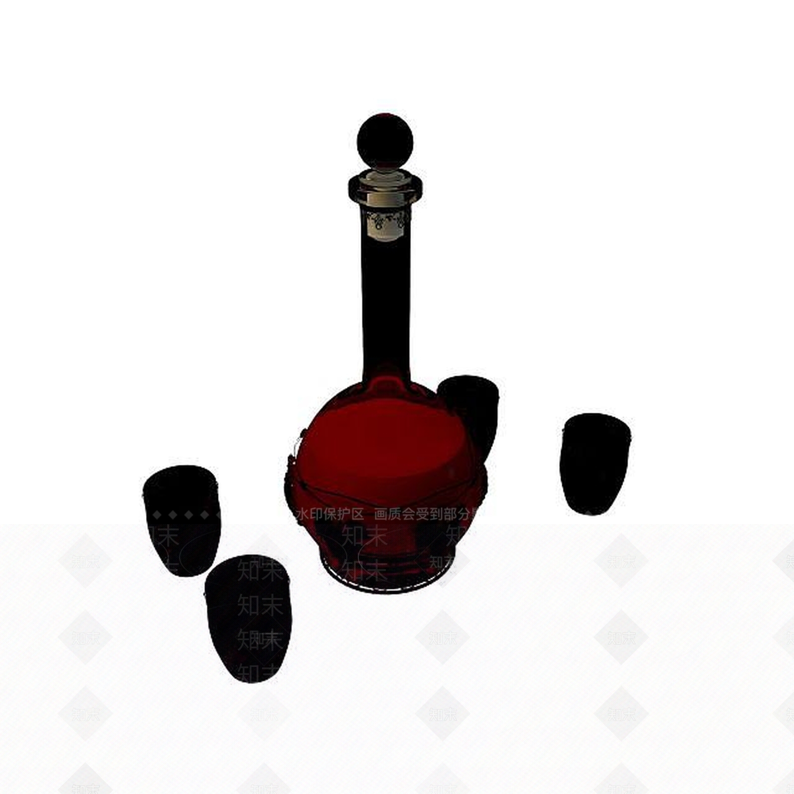 现代麻将桌3D模型下载【ID:1199355636】
