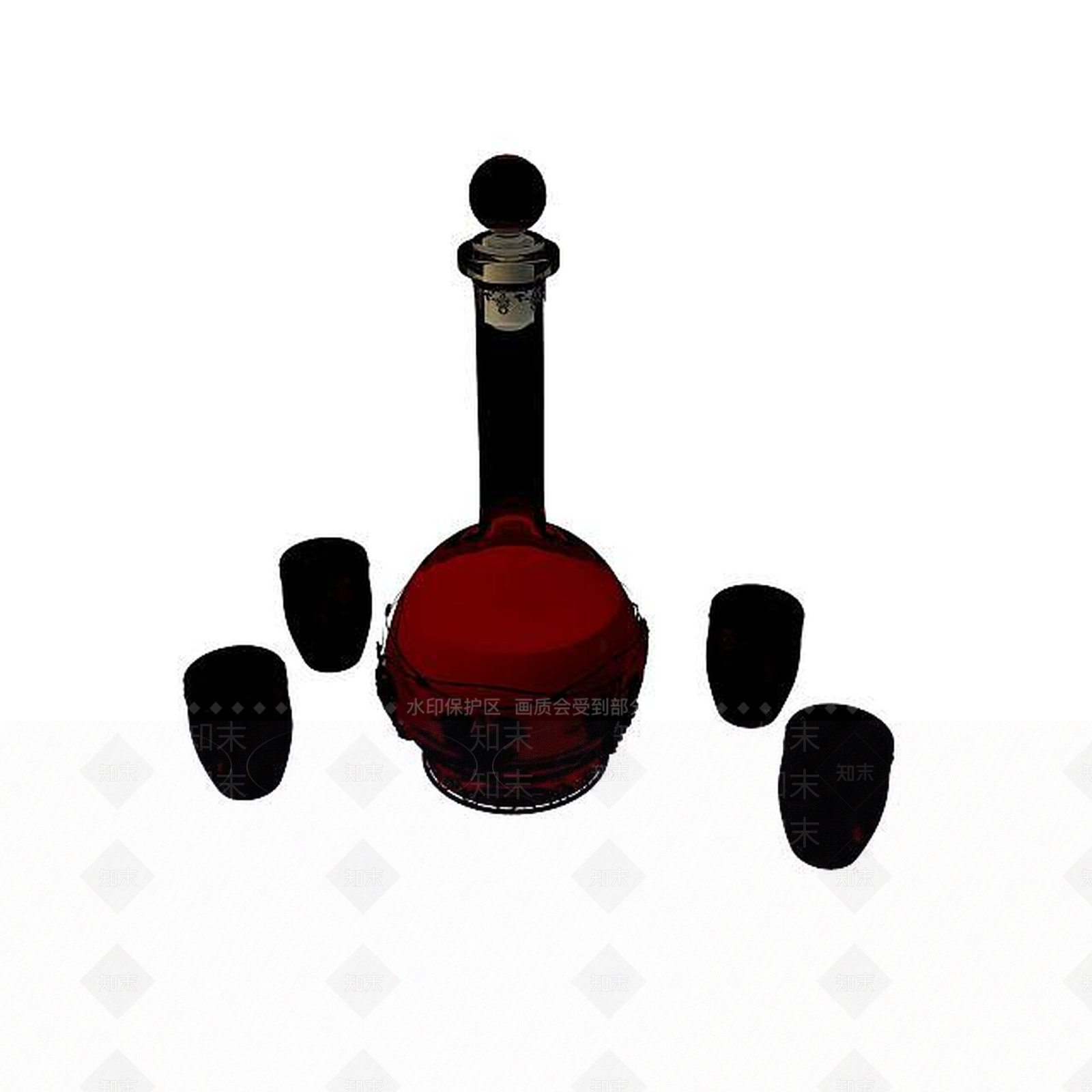 现代麻将桌3D模型下载【ID:1199355636】