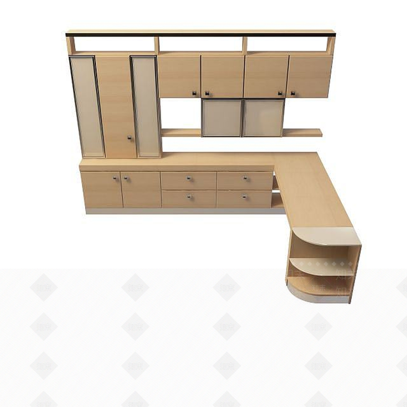 现代衣柜3D模型下载【ID:1192056899】