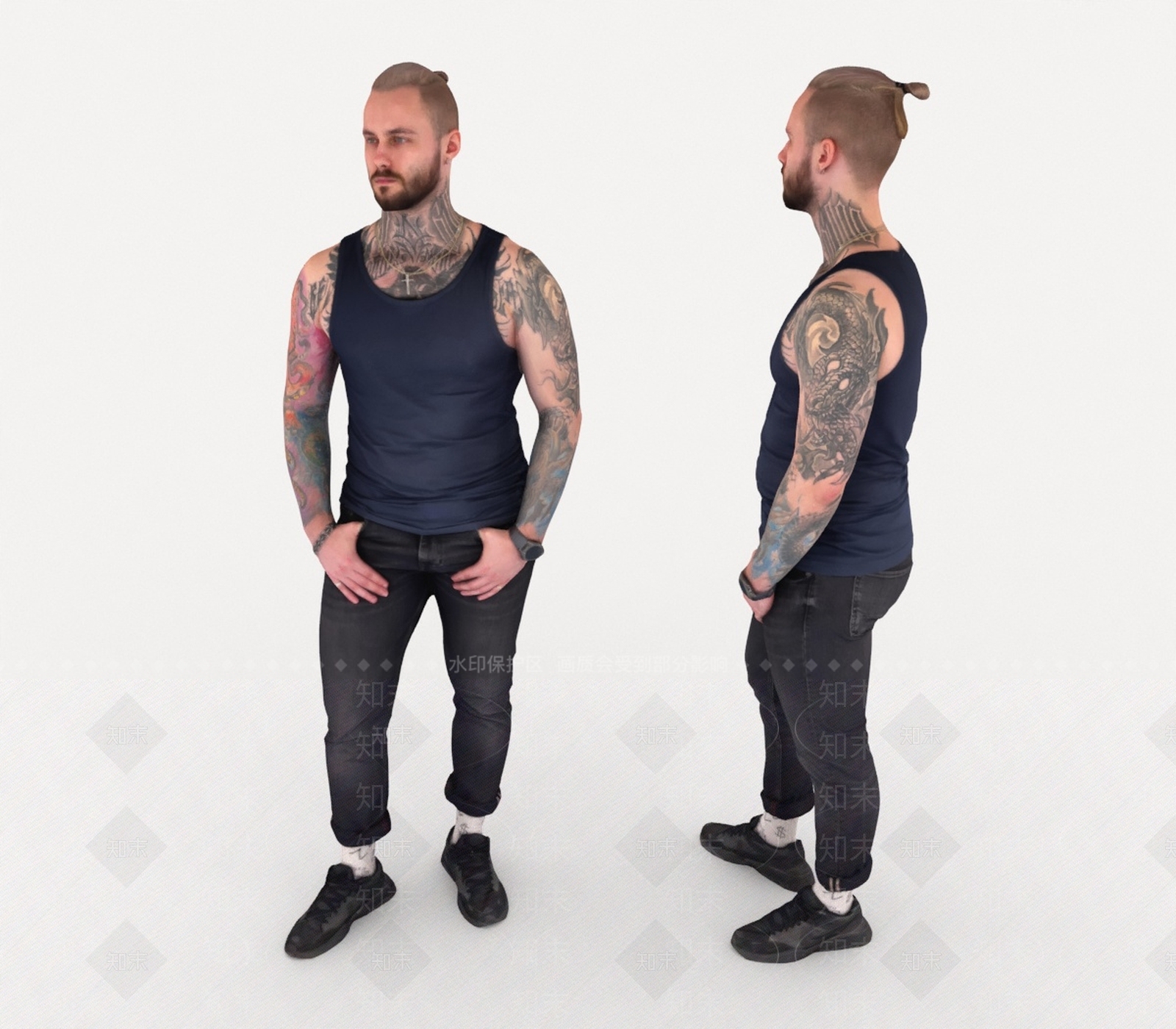 男人3D模型下载【ID:1192058834】