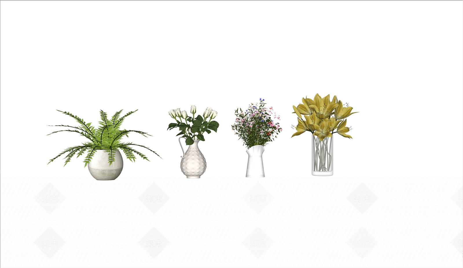 花草SU模型下载【ID:1192057936】