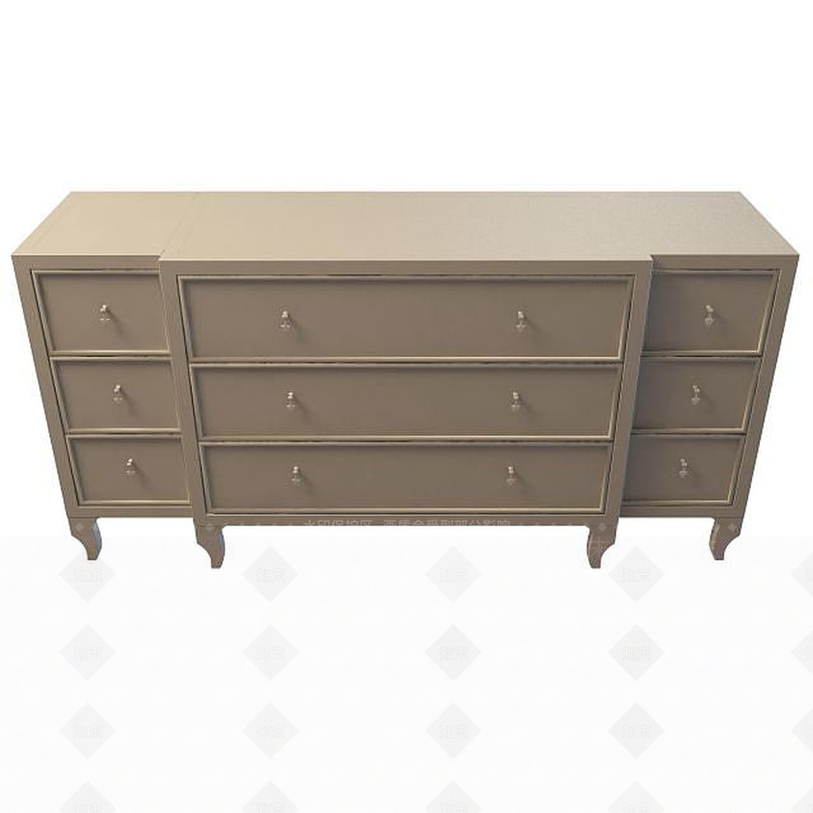 现代衣柜3D模型下载【ID:1199355488】