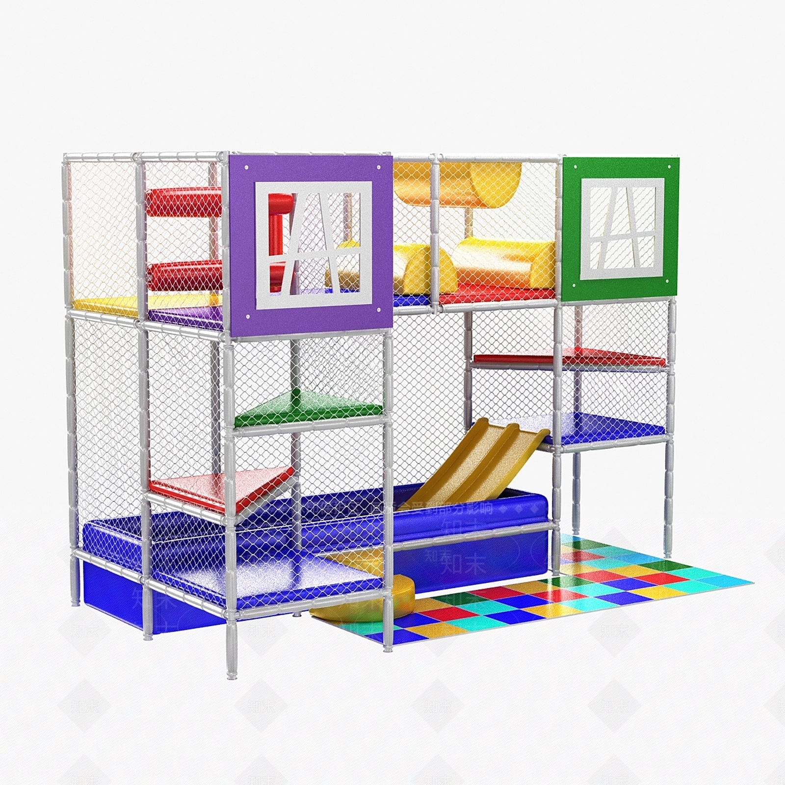 儿童器材3D模型下载【ID:1192065482】