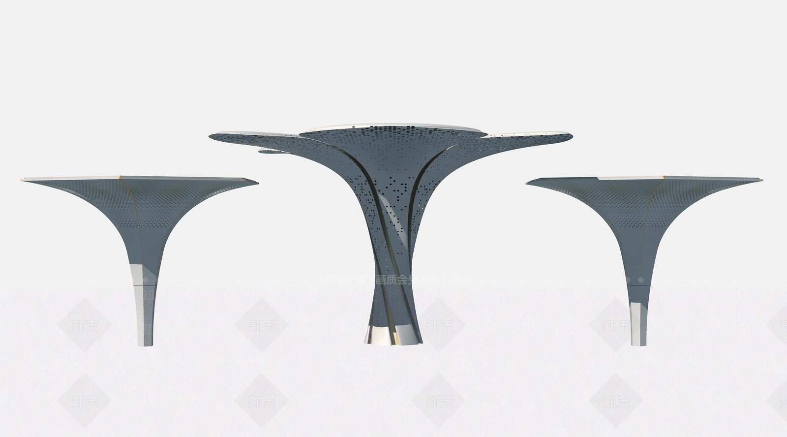 现代景观雕塑3D模型下载【ID:1192062093】