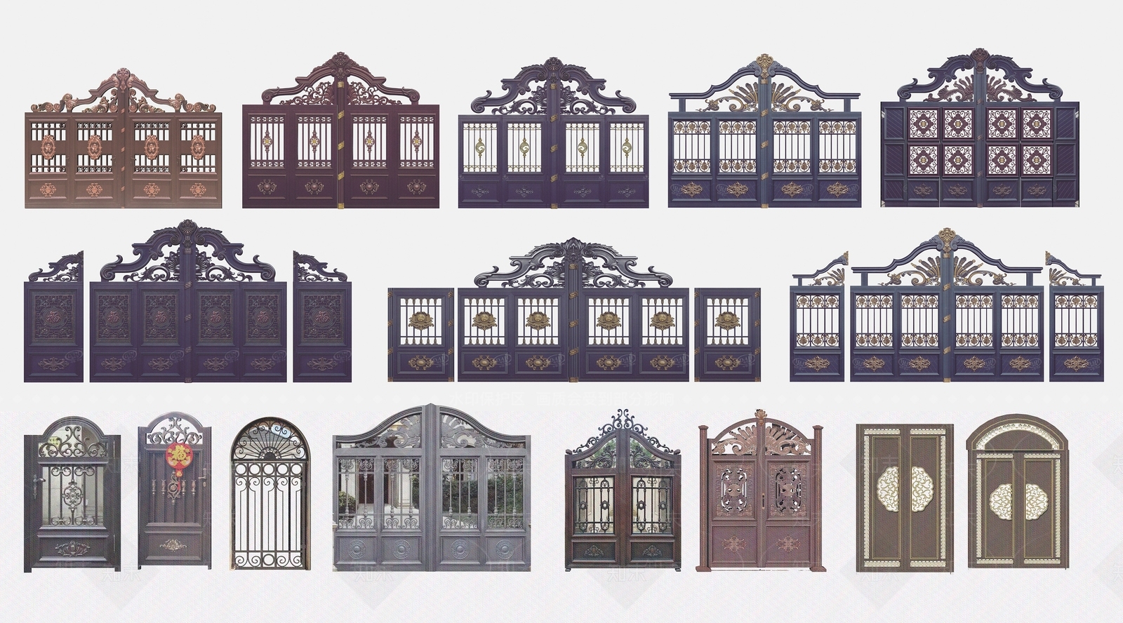 现代围挡3D模型下载【ID:1192066146】