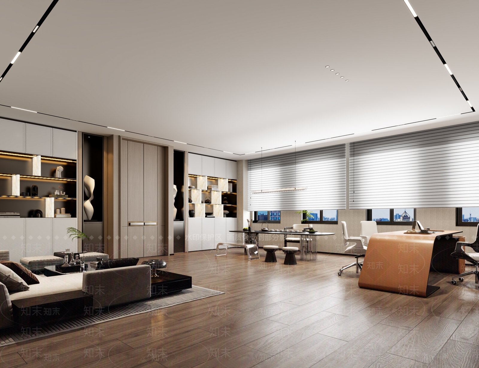 现代客餐厅3D模型下载【ID:1215108449】