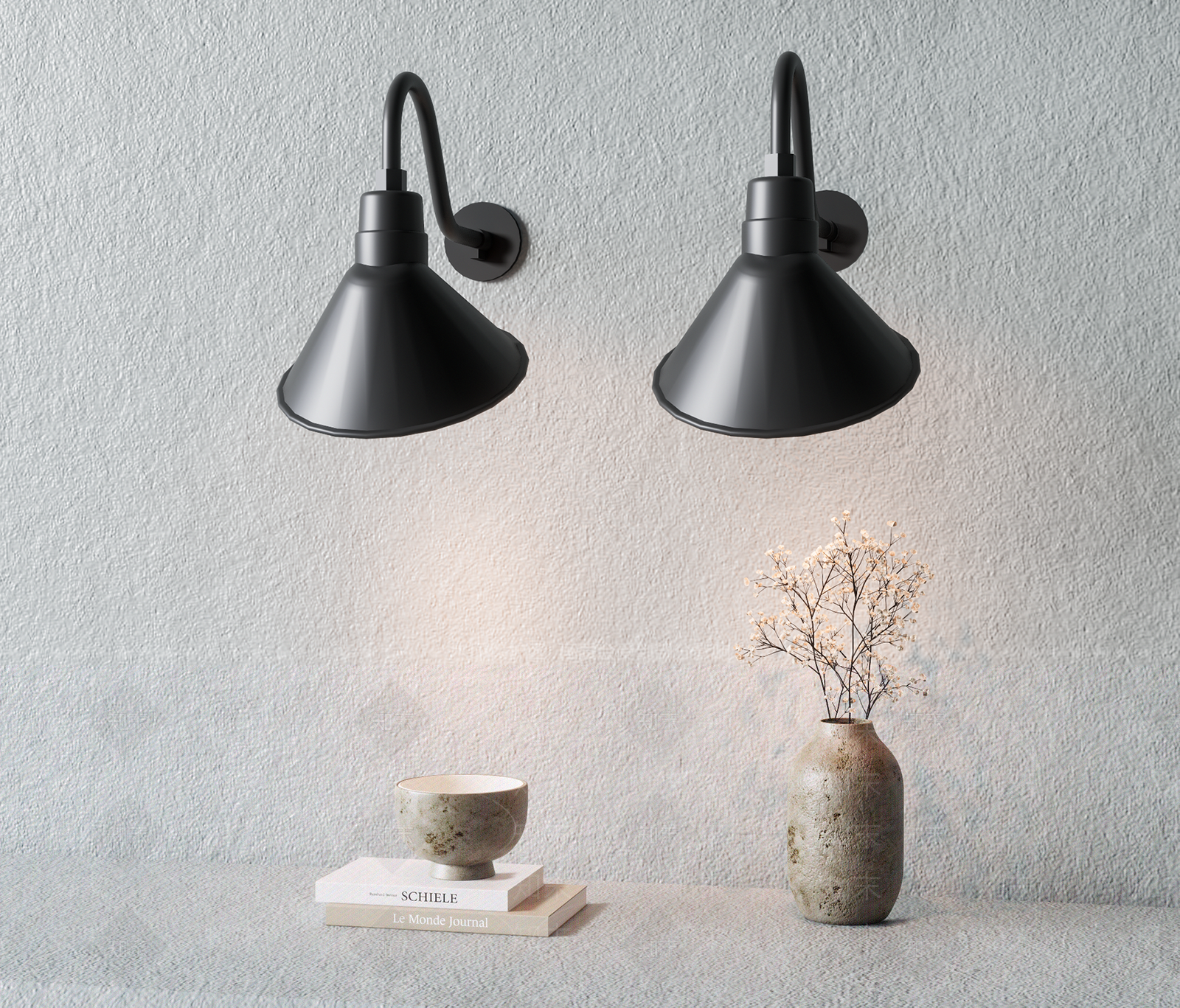 现代工业壁灯3D模型下载【ID:1192075083】