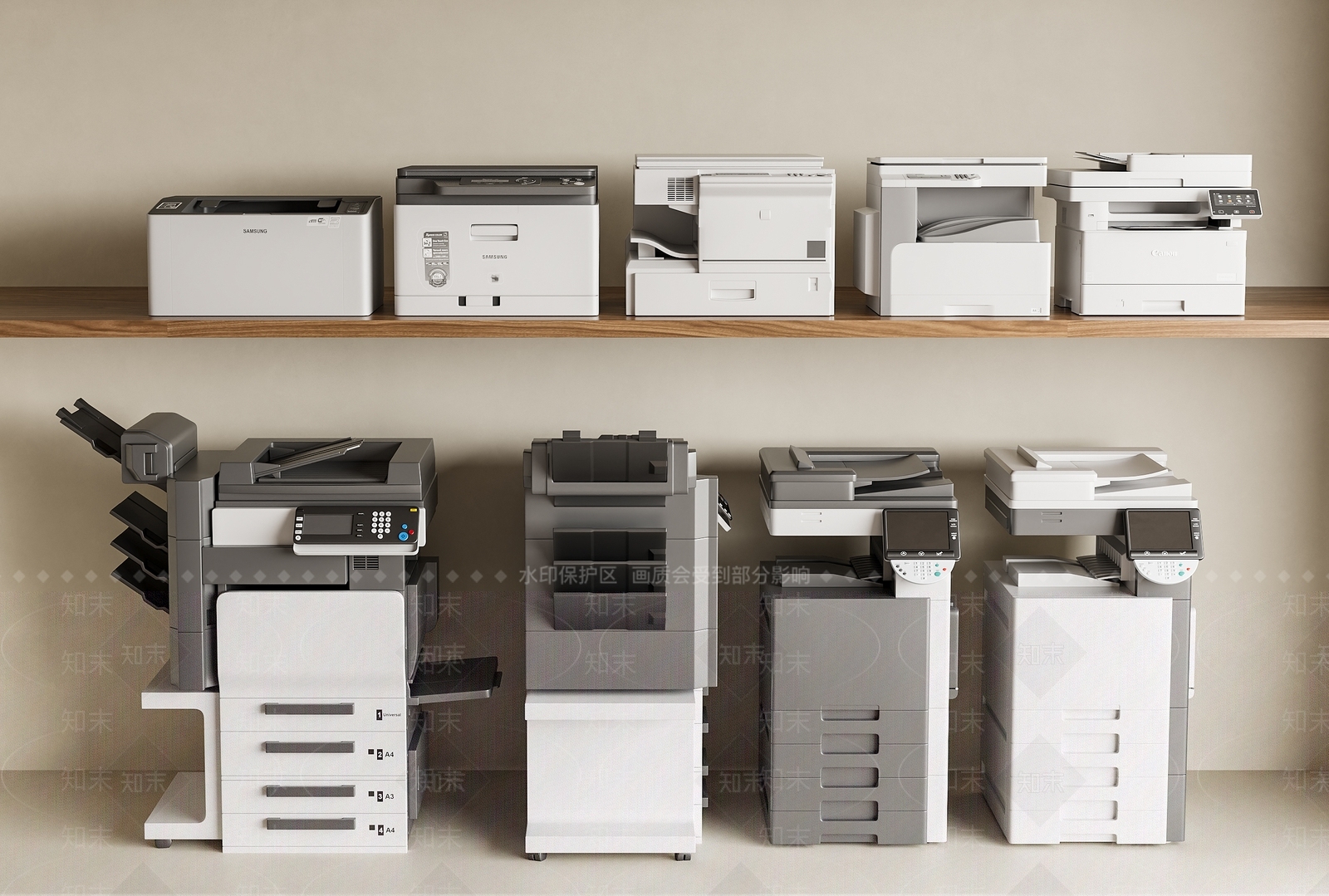 打印机3D模型下载【ID:1192083428】