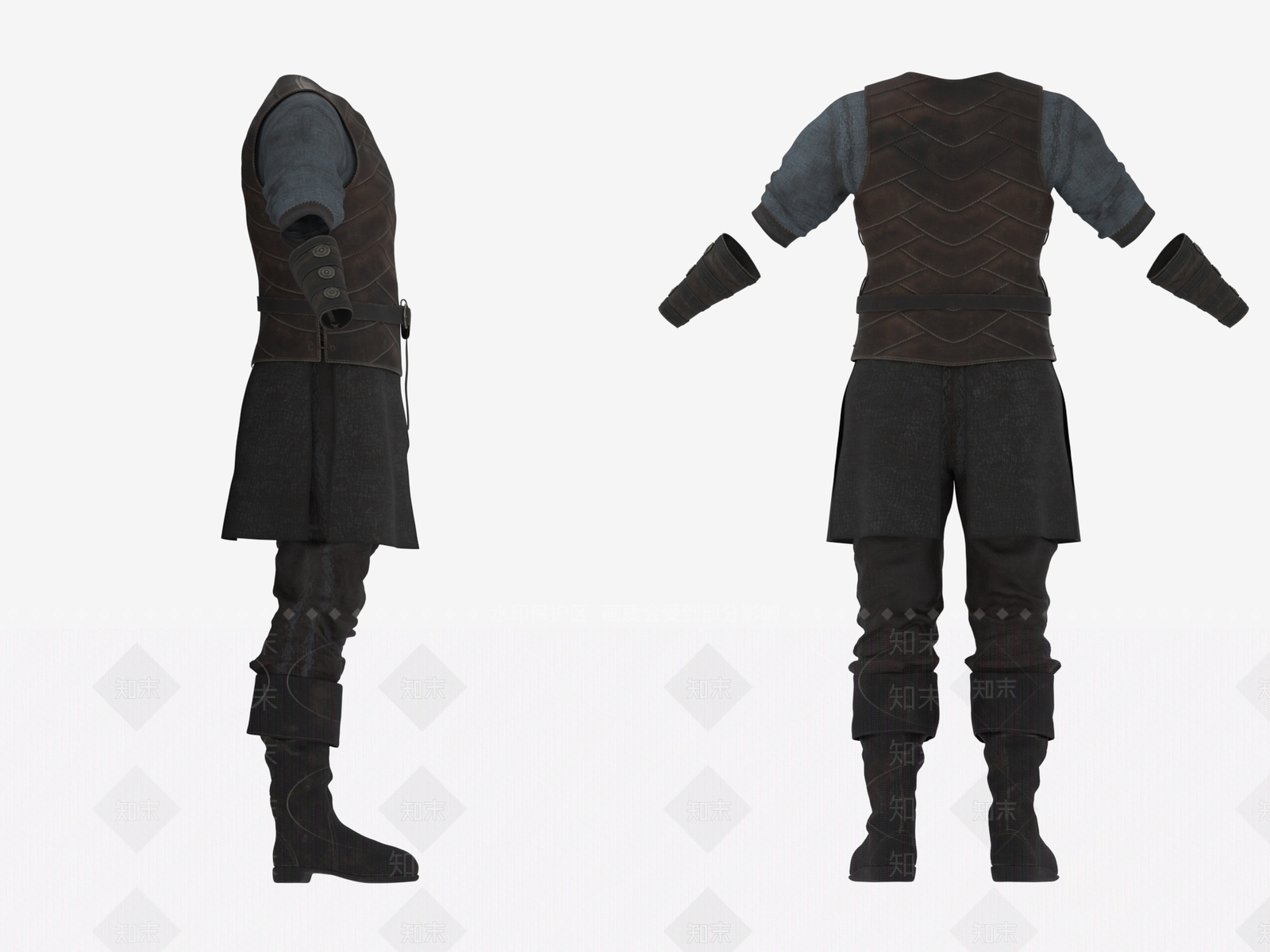 衣服3D模型下载【ID:1192087943】