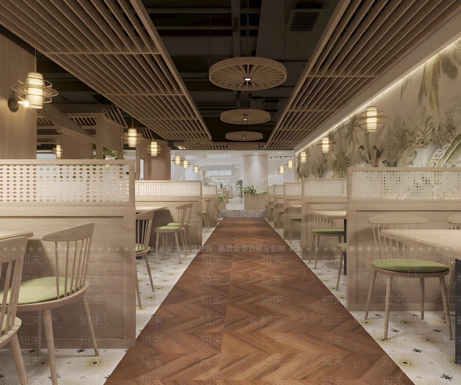 原木火锅店SU模型下载【ID:1192093643】