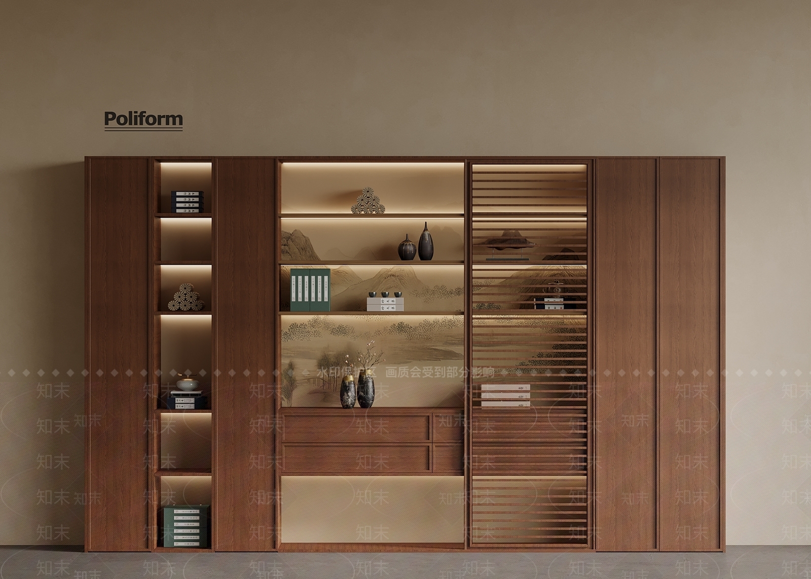 中古书柜SU模型下载【ID:1192097032】