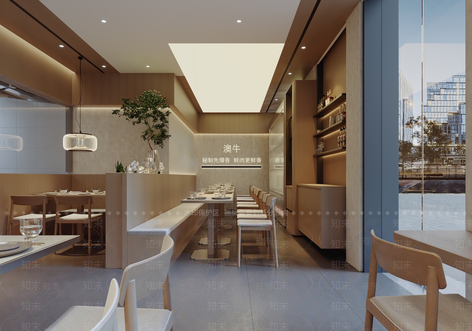 现代其他餐饮空间3D模型下载【ID:1192100487】