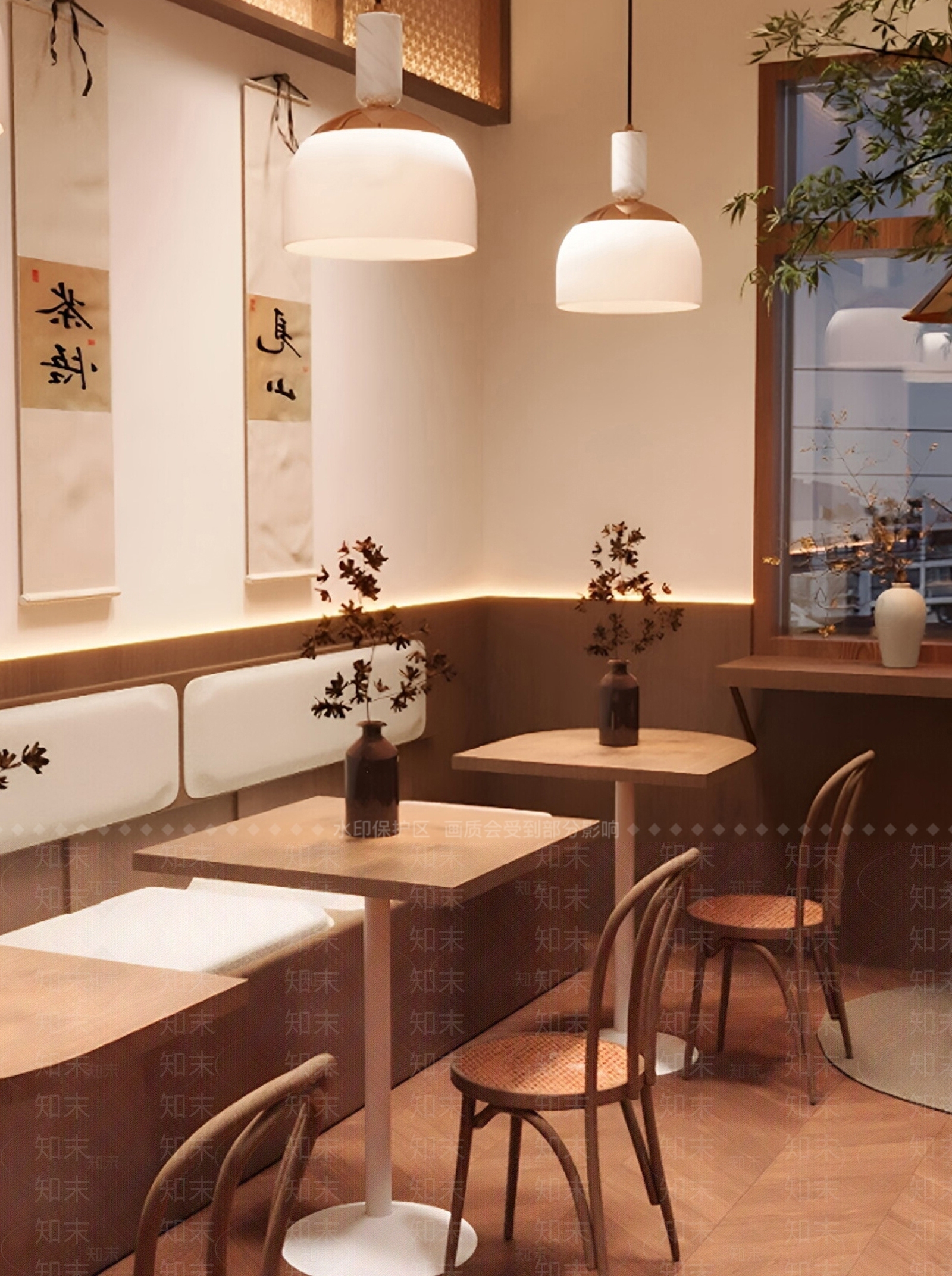 现代中餐厅SU模型下载【ID:1192099543】