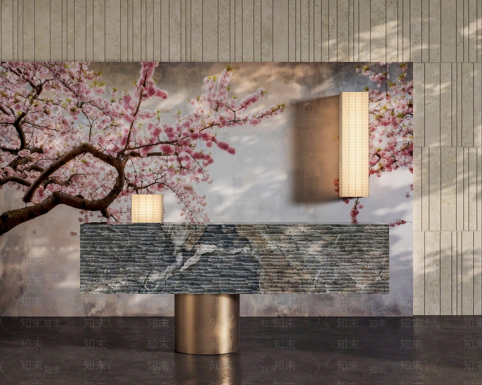 新中式中古前台SU模型下载【ID:1192107409】
