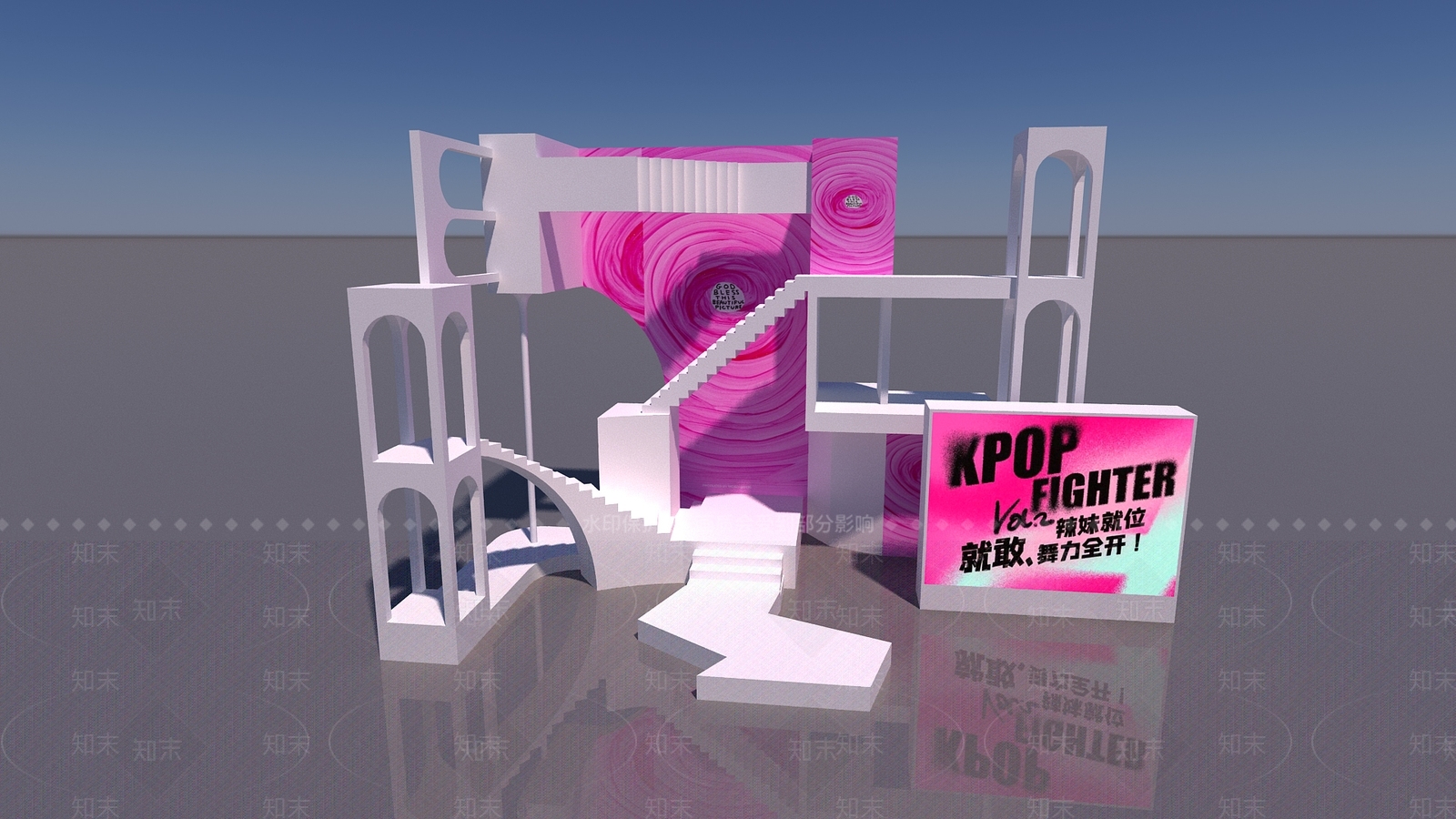 现代美陈3D模型下载【ID:1192108759】
