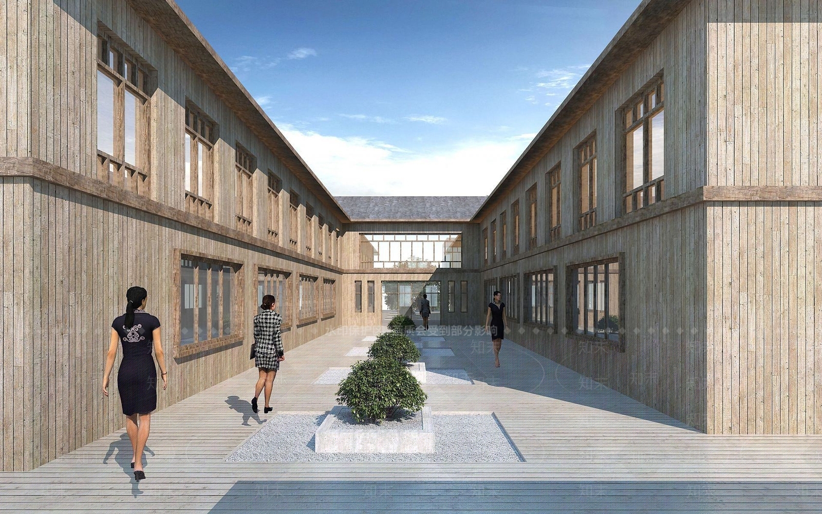 现代书院3D模型下载【ID:1192111464】