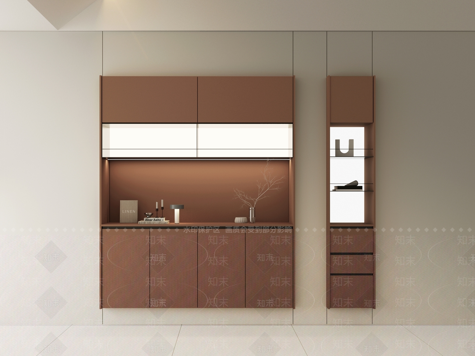 现代意式家居餐厅3D模型下载【ID:1192117778】