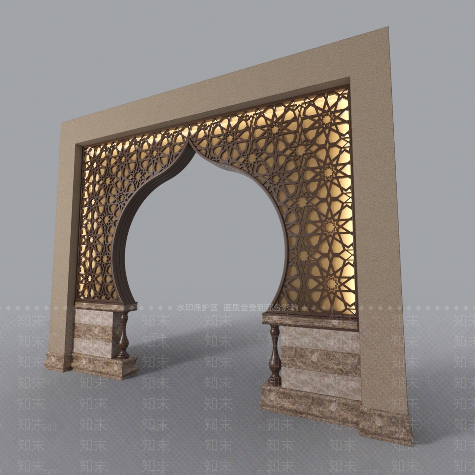 欧式复古其他局部构件3D模型下载【ID:1192119102】
