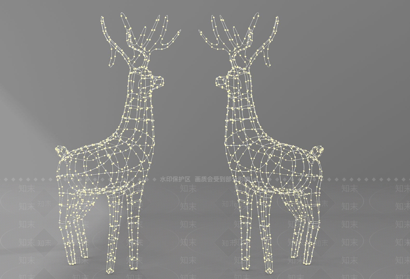 现代装饰灯3D模型下载【ID:1192120439】