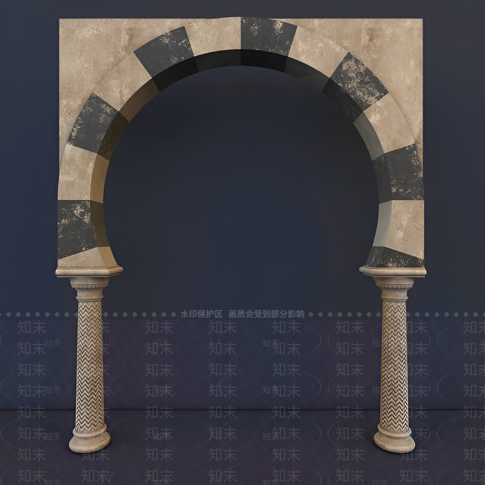 欧式中古其他局部构件3D模型下载【ID:1192121621】