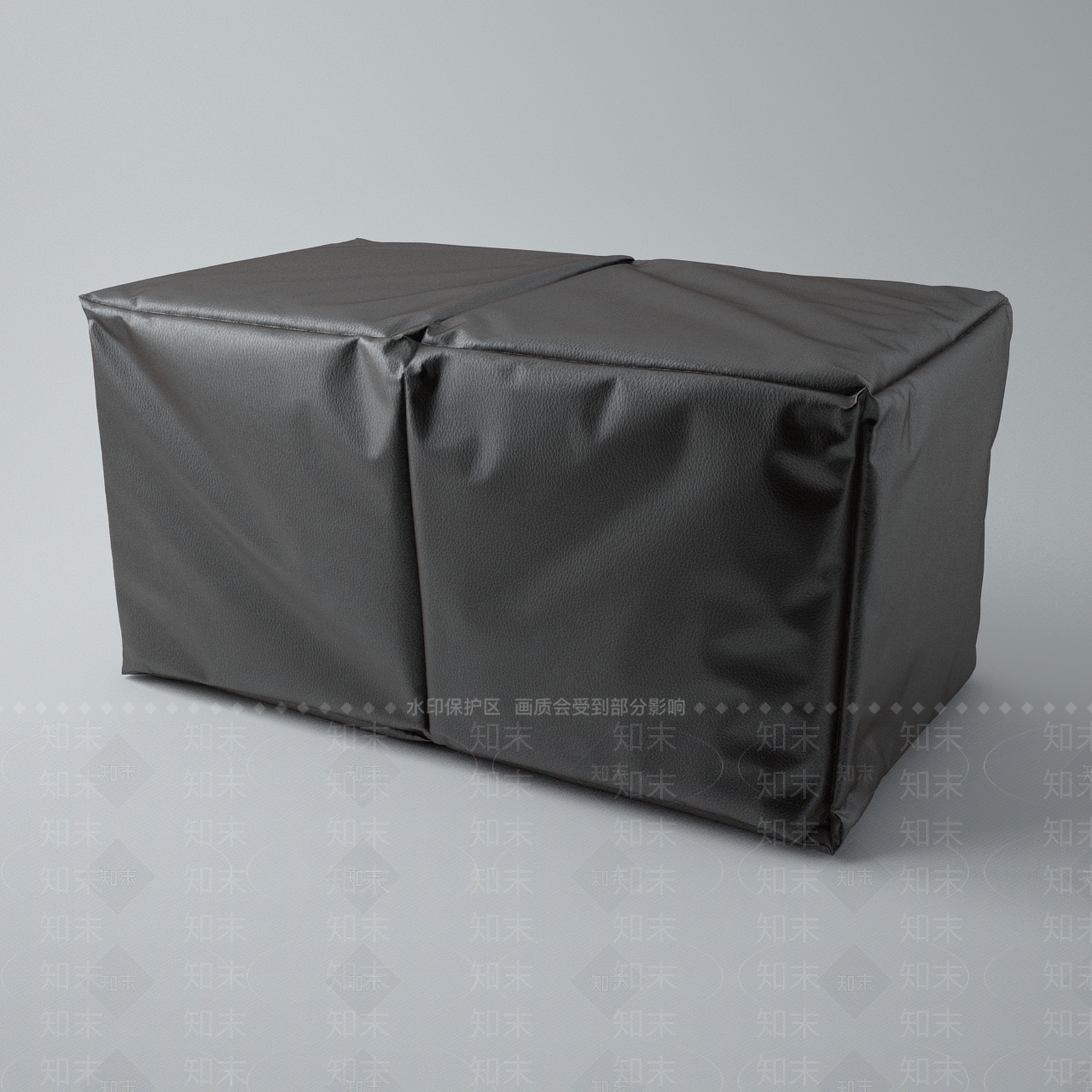 现代意式沙发凳3D模型下载【ID:1192122016】
